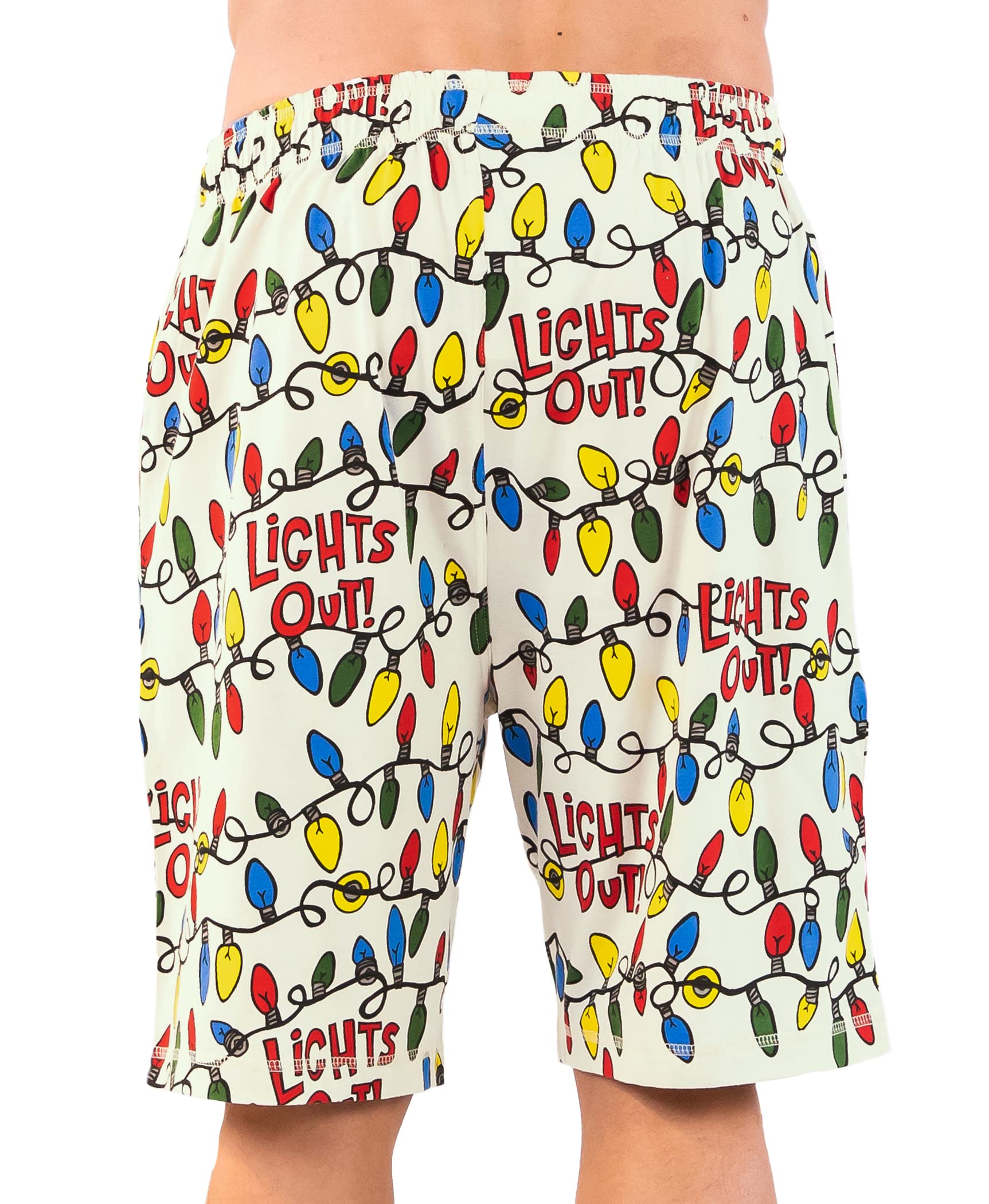 Lazy One Men's Pajama Shorts - Soft Cotton Sleepwear & Lounge Pants for Comfortable Sleep, Relaxing at Home, and Summer Nights