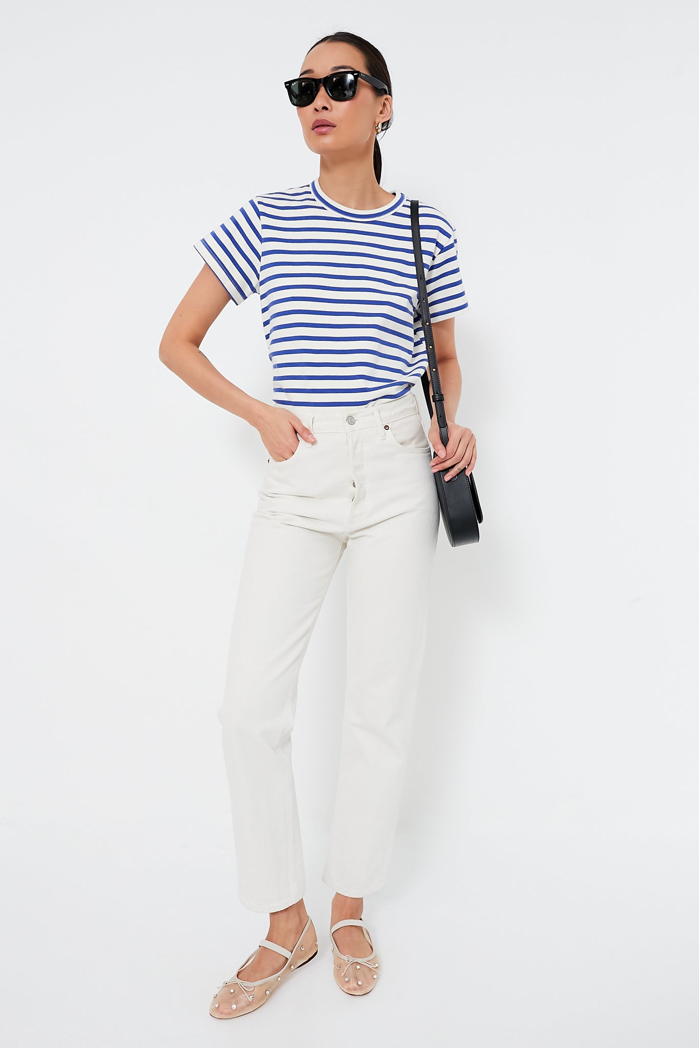 Blue Stripe Parker Classic Tee for Men - Premium Cotton Casual Shirt with Comfort Fit - Perfect for Everyday Wear, Office & Weekend Outings