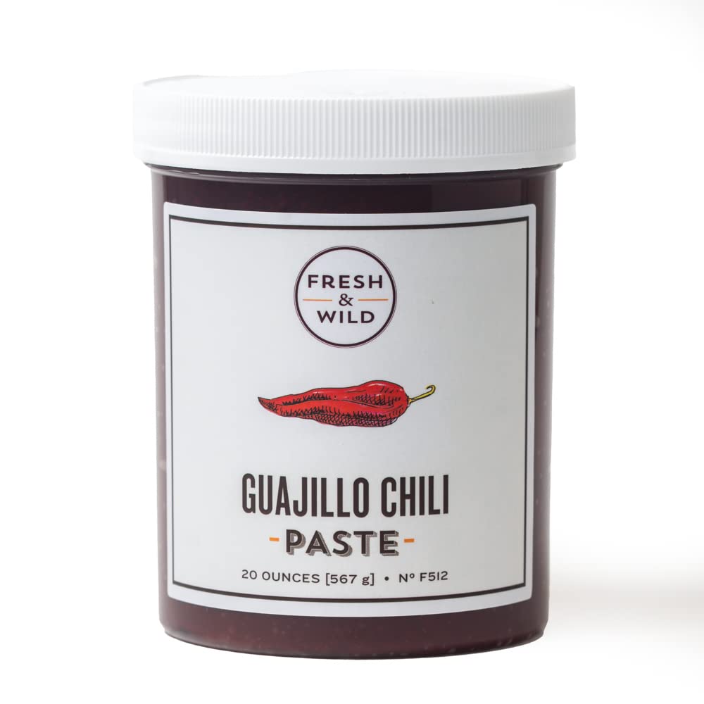 Premium Guajillo Chile Paste - Vegan, Gluten-Free Mexican Cooking Sauce for Stews, Chili & Authentic Dishes | 20oz Jar | Gourmet Chef-Inspired Ingredient for Home Cooks & Restaurants | Perfect for Tacos, Enchiladas & Mole Sauce Recipes
