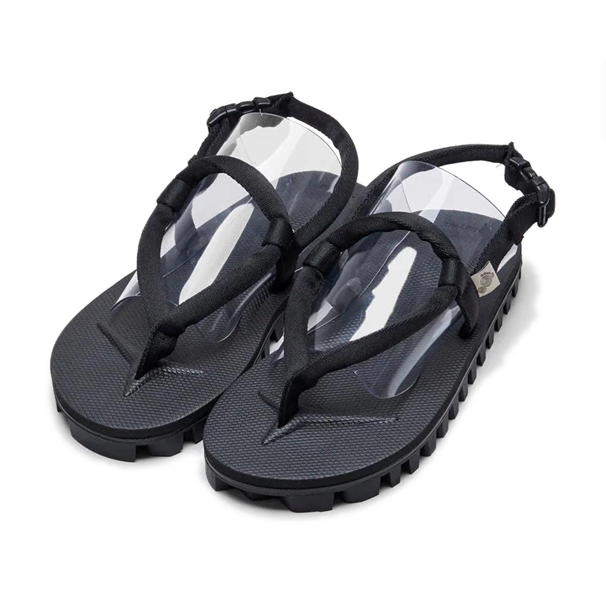 Suicoke GUT-BLK OG-246 Black Sandals - Premium Non-Slip Outdoor & Indoor Slides for Men & Women - Perfect for Beach, Pool, Gym, and Casual Wear
