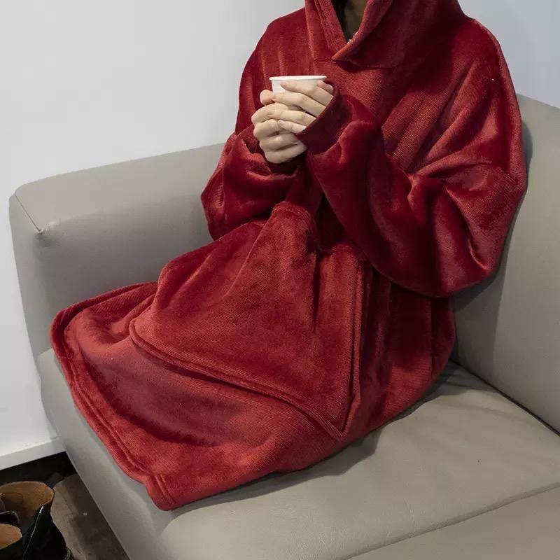 Oversized Blanket Hoodie - Cozy Fleece Wearable Blanket for Women & Men | Perfect for Lounging, Netflix, Camping & Cold Weather