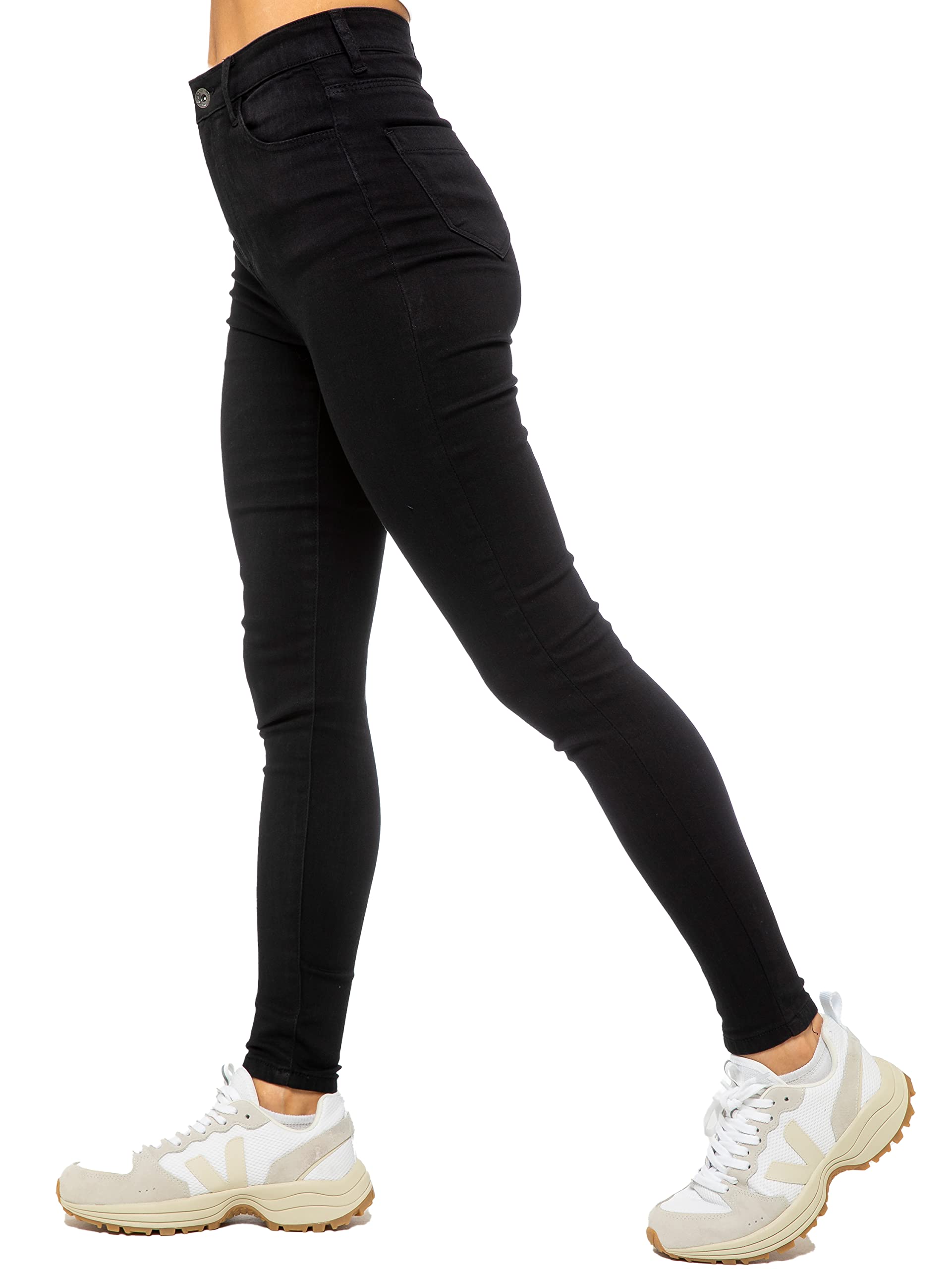 ENZO Women's High Waisted Skinny Stretch Jeans - Slim Fit Denim Pants for Women - Perfect for Work, Casual Outings & Date Nights