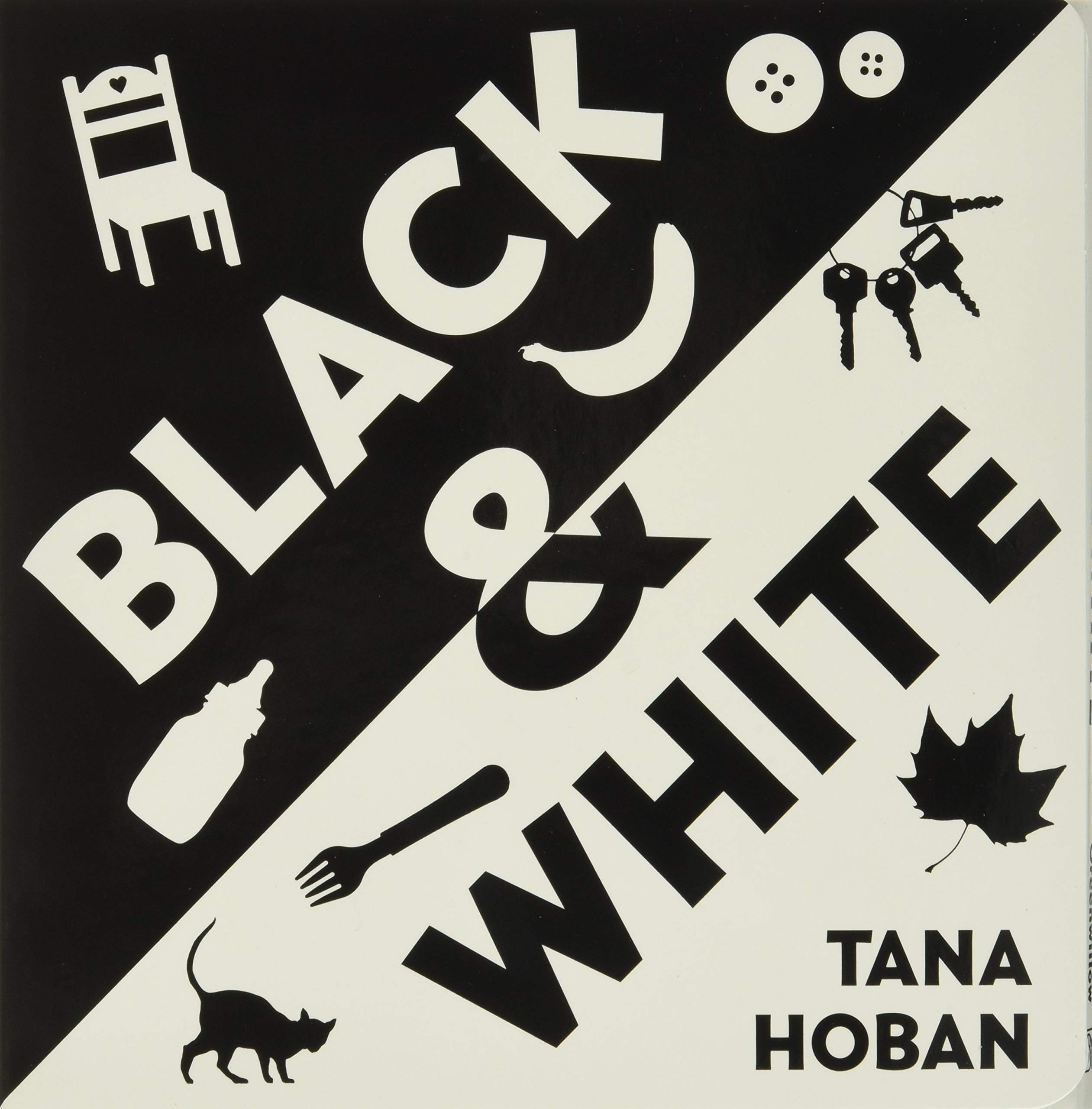 High Contrast Black & White Board Book for Newborn Babies - Perfect for Early Visual Development & Baby Shower Gifts