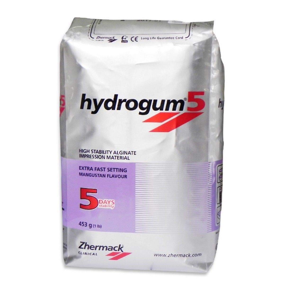 ZHERMACK Hydrogum 5 Extra Fast Alginate Dental Impression Material - 1 Lb. Bag (12 Pack) for Dentists & Orthodontists - Ideal for Quick Dental Molds & Crowns