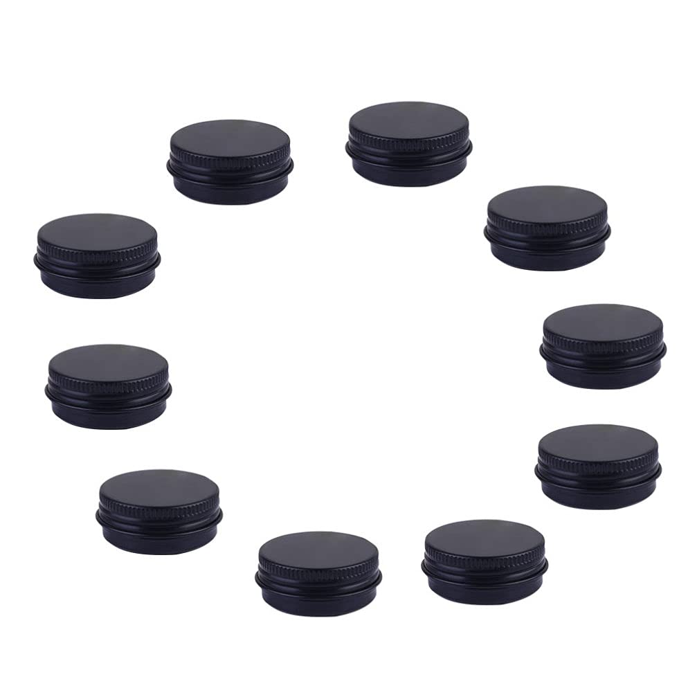 20pcs Cosmetic Aluminum Boxes - Round Makeup Containers for Creams, Samples & Travel Storage - Reusable Tin Jars for DIY Beauty, Skincare & Organizing Small Items