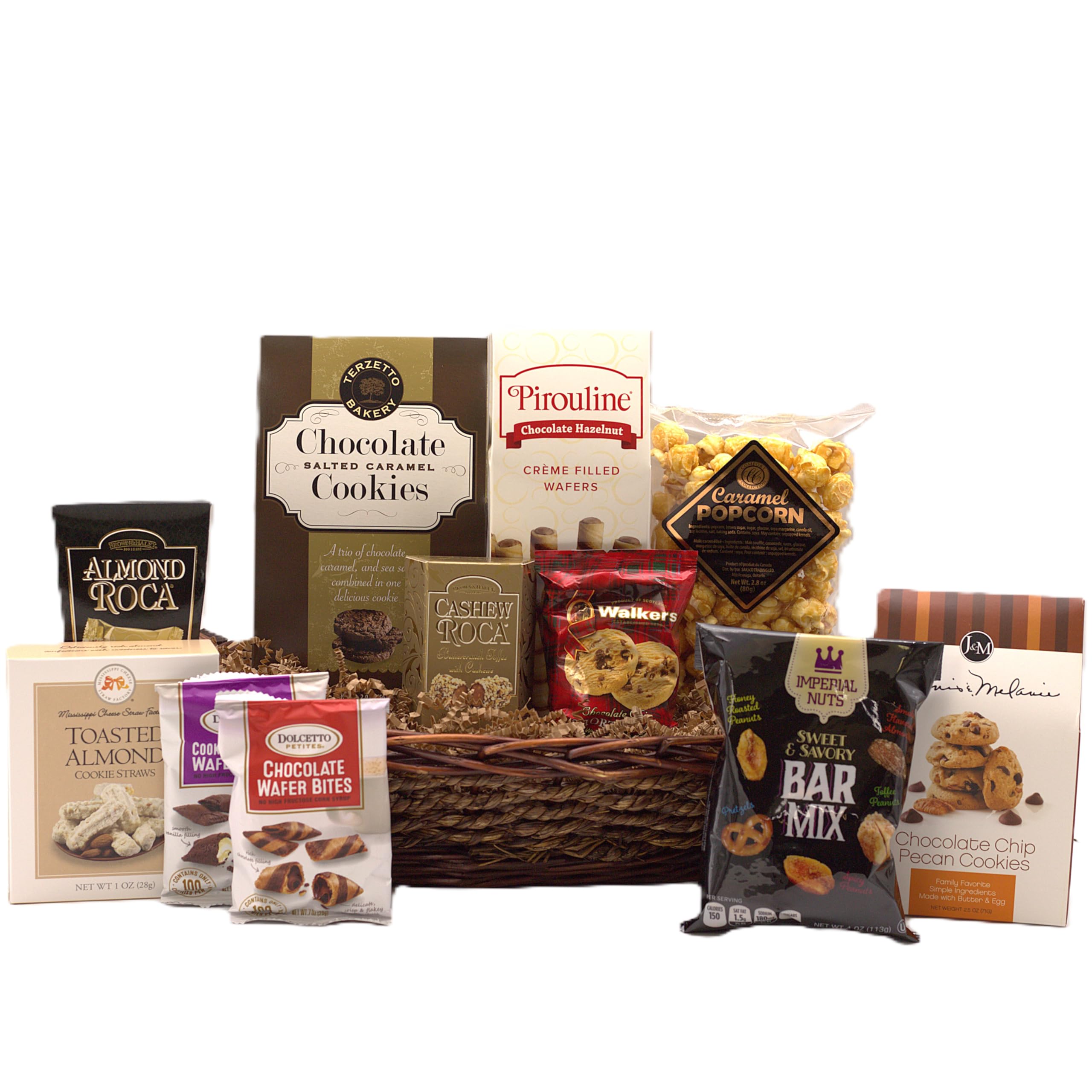 Autumn In Gold Gift Basket - Fall-Themed Gourmet Gift Box with Seasonal Flavors & Colors | Perfect for Thanksgiving, Halloween, and Autumn Celebrations