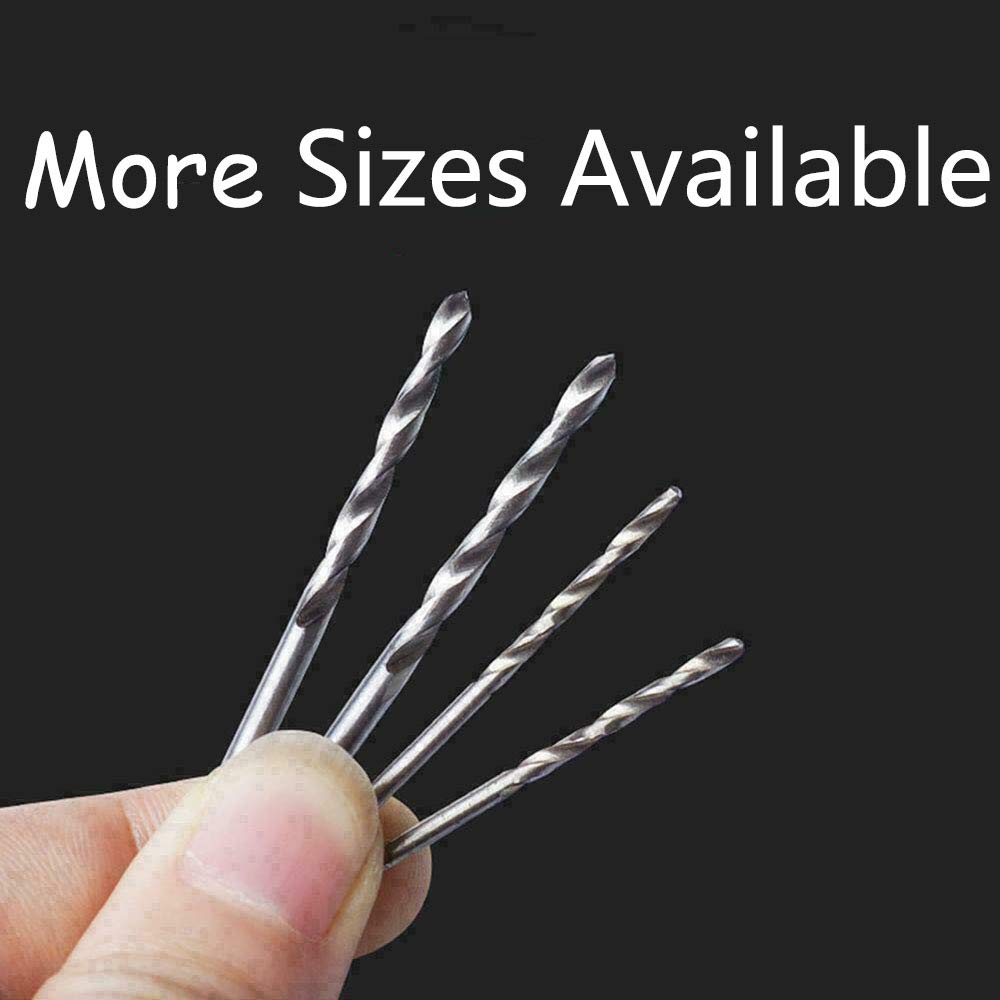 20Pcs 1.3mm HSS Micro Drill Bits for Wood, Plastic & Metal - DIY & Crafts