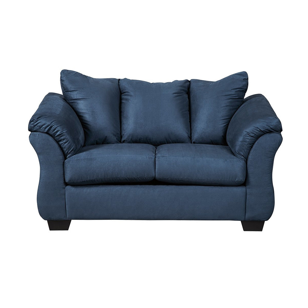 Darcy Loveseat - Modern Upholstered Sofa for Small Spaces, Living Room, Apartment | Comfortable 2-Seater Couch with Sturdy Wooden Legs | Perfect for Relaxing, Reading & Entertaining Guests