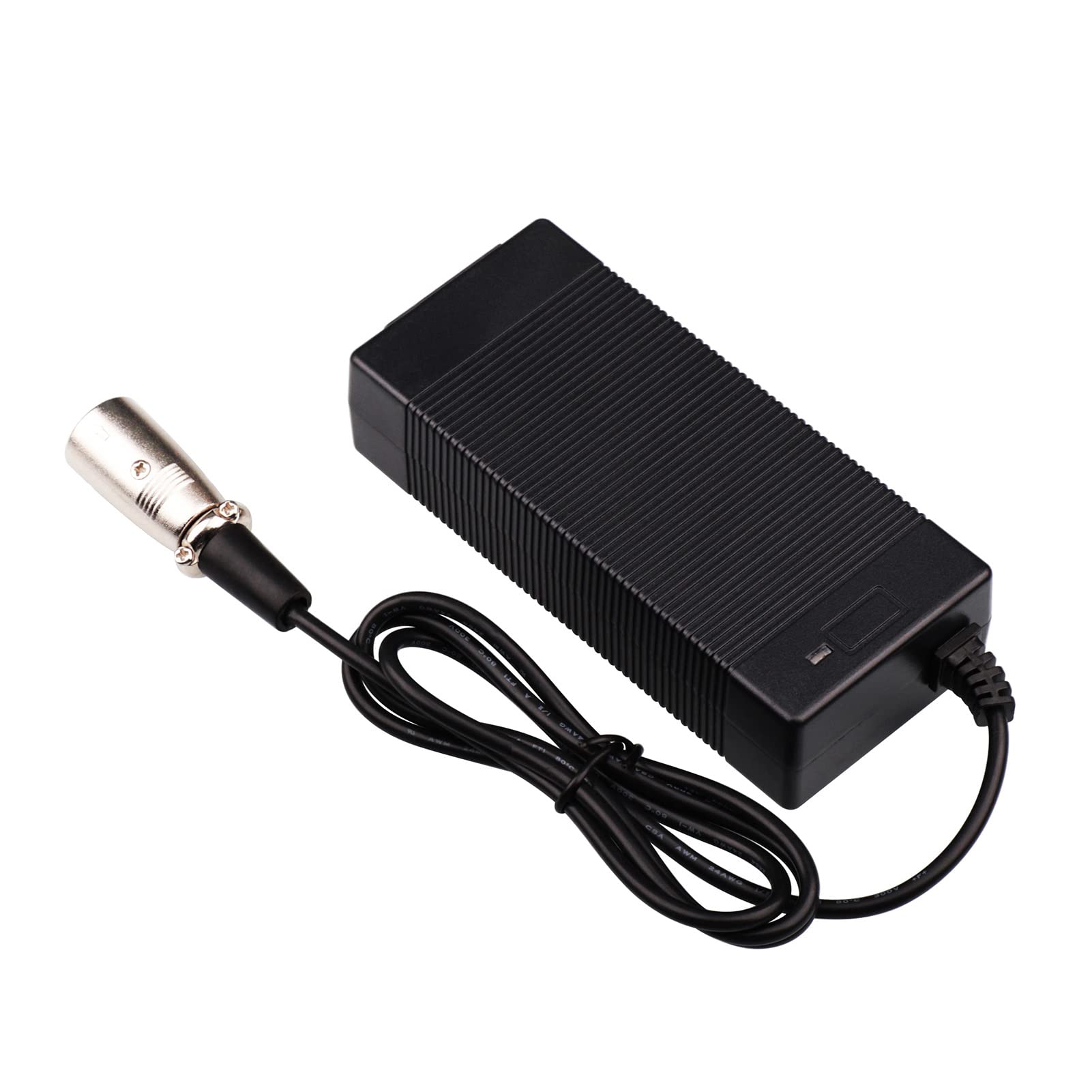 36V 42V 44V XLR 3-Pin Charger for Razor ATV & Crazy Cart - Fast Charging Power Supply for Electric Scooters, Golf Carts & Outdoor Power Equipment