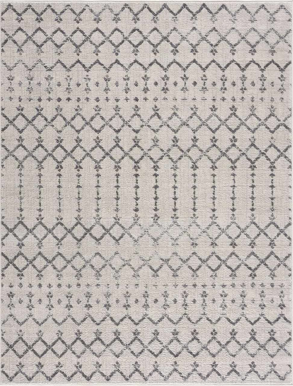 Hauteloom Tigris Traditional Gray Ivory Area Rug 5'3