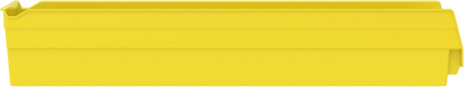 Akro-Mils 30164 Heavy Duty Clear Plastic Storage Bins 6-Pack (24
