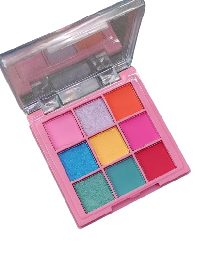 Teen-Teen 9 Color Long Lasting Eyeshadow Palette (Shade 03) - Highly Pigmented Makeup for Day & Night Looks | Perfect for Parties, Weddings & Everyday Wear