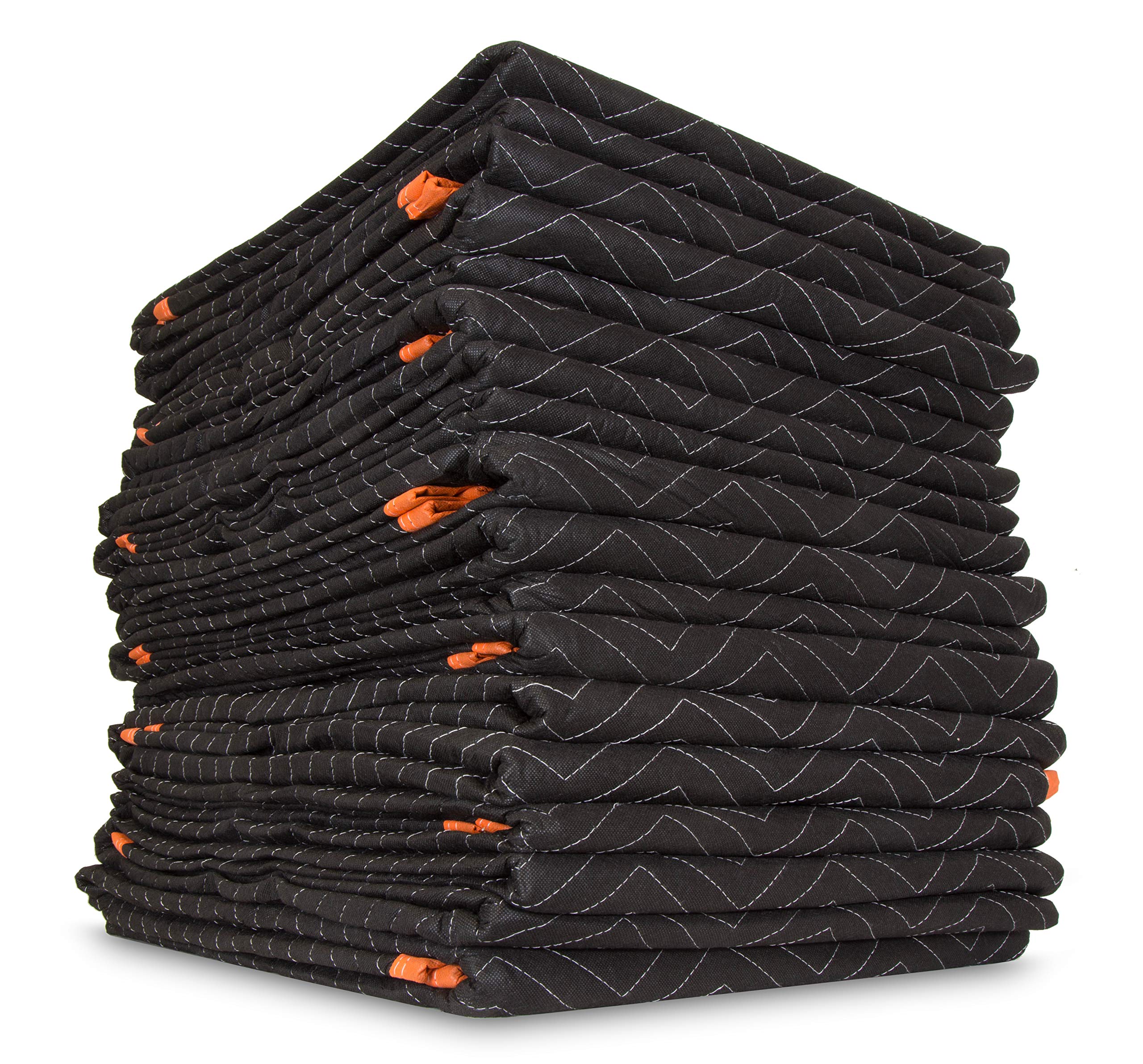 WEN 272812 72x80 Inch Heavy Duty Padded Moving Blankets - 12 Pack for Furniture Protection, Home Moving & Appliance Padding