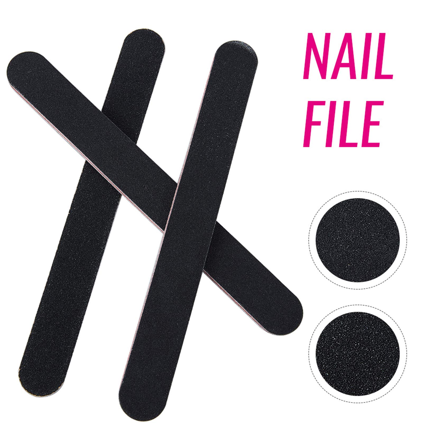 NICENEEDED Professional Nail Art Practice Kit - 10 Practice Manicure Fingers, 100 False Nails, Nail Clippers & 2 Nail Files for Nail Training & Display | Perfect for Salon Students, Home Practice & Nail Art Beginners