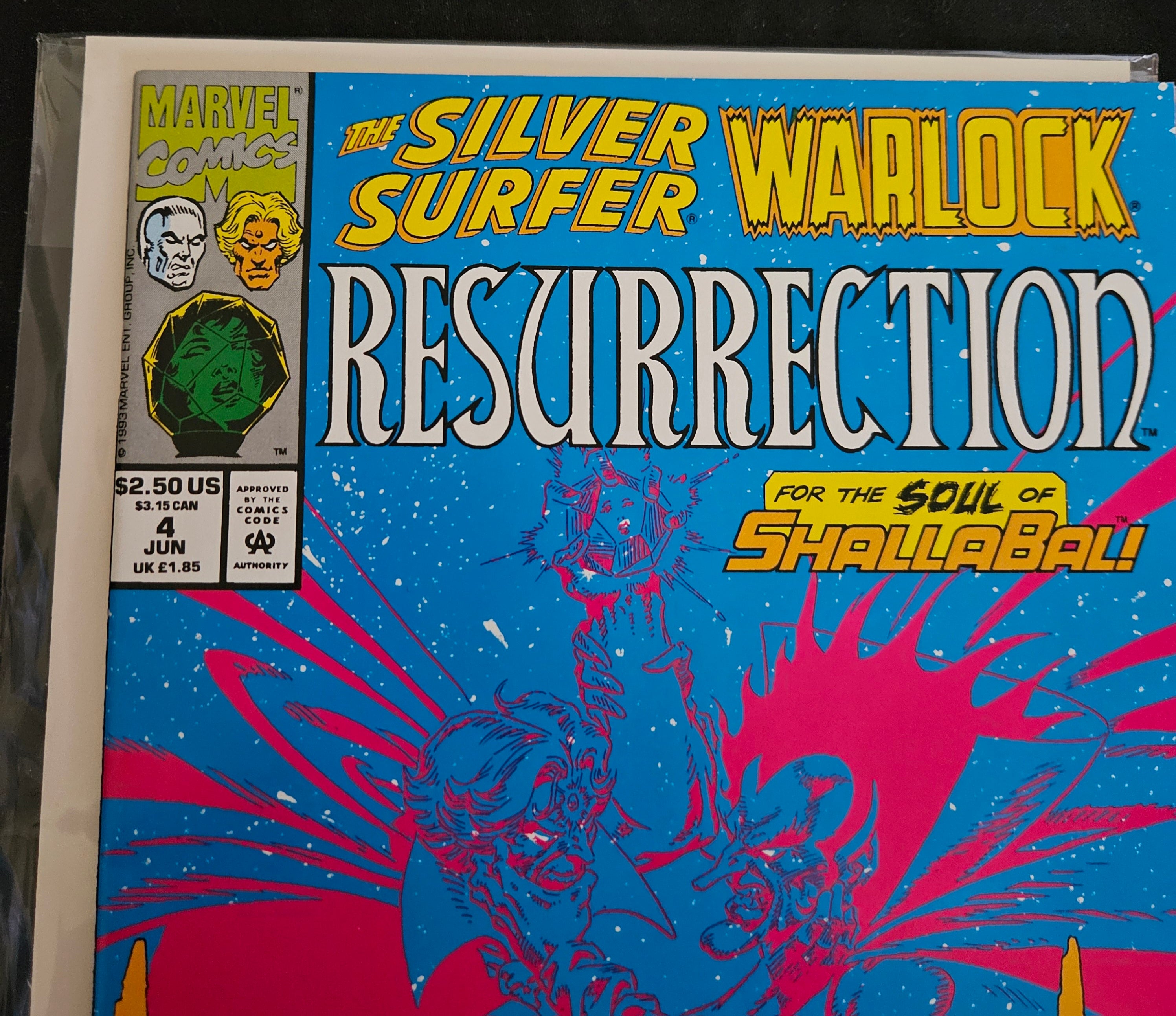 Silver Surfer #4 Marvel Comic Book (Oct 1987) - Lest the Heavens Perish - Near Mint (NM) Condition - Collectible Superhero Graphic Novel - Perfect for Marvel Fans & Comic Collectors - UPC: 071486024600