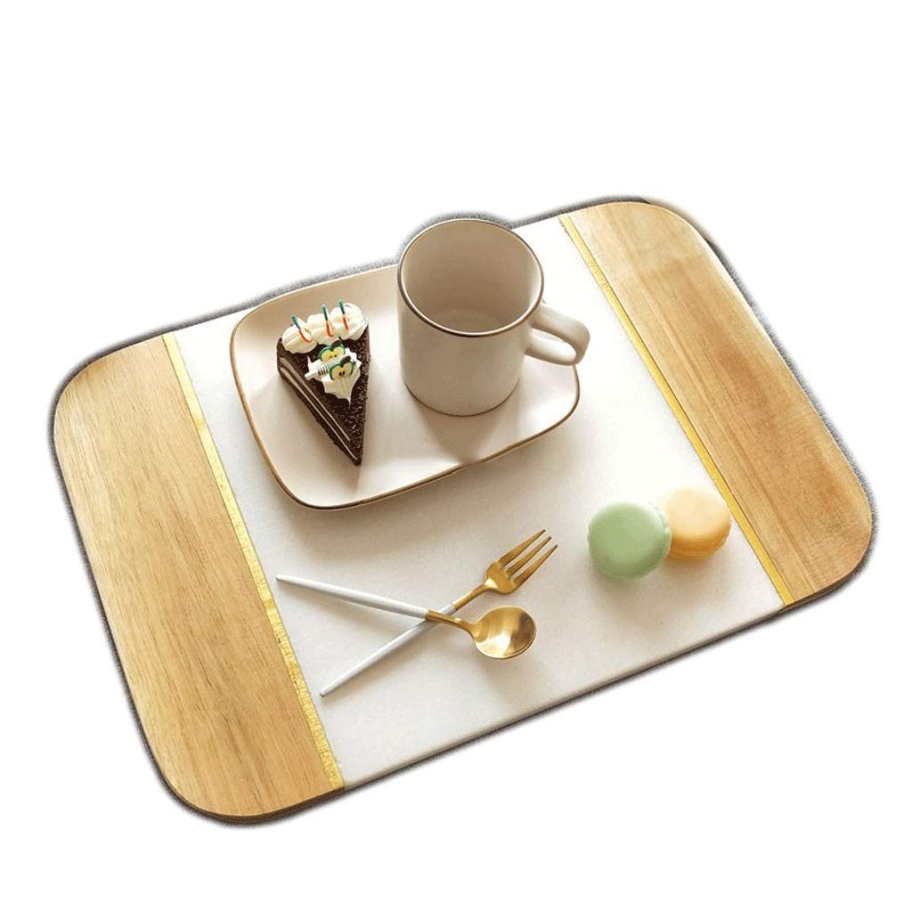 Premium Acacia Wood Cutting Board Set - Fruit, Pizza & Coffee Serving Board - Nordic Marble Design - Stylish & Artistic Kitchen Accessory - Perfect for Entertaining, Cooking & Home Decor