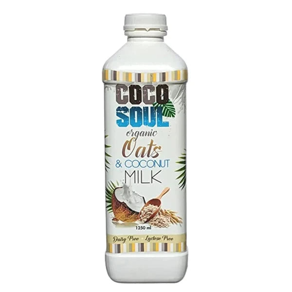 Organic Coco Soul Oats & Coconut Milk Powder - Gluten-Free Breakfast Cereal Alternative, Vegan Superfood for Smoothies, Baking & Healthy Snacks | Perfect for Weight Loss, Keto & Paleo Diets
