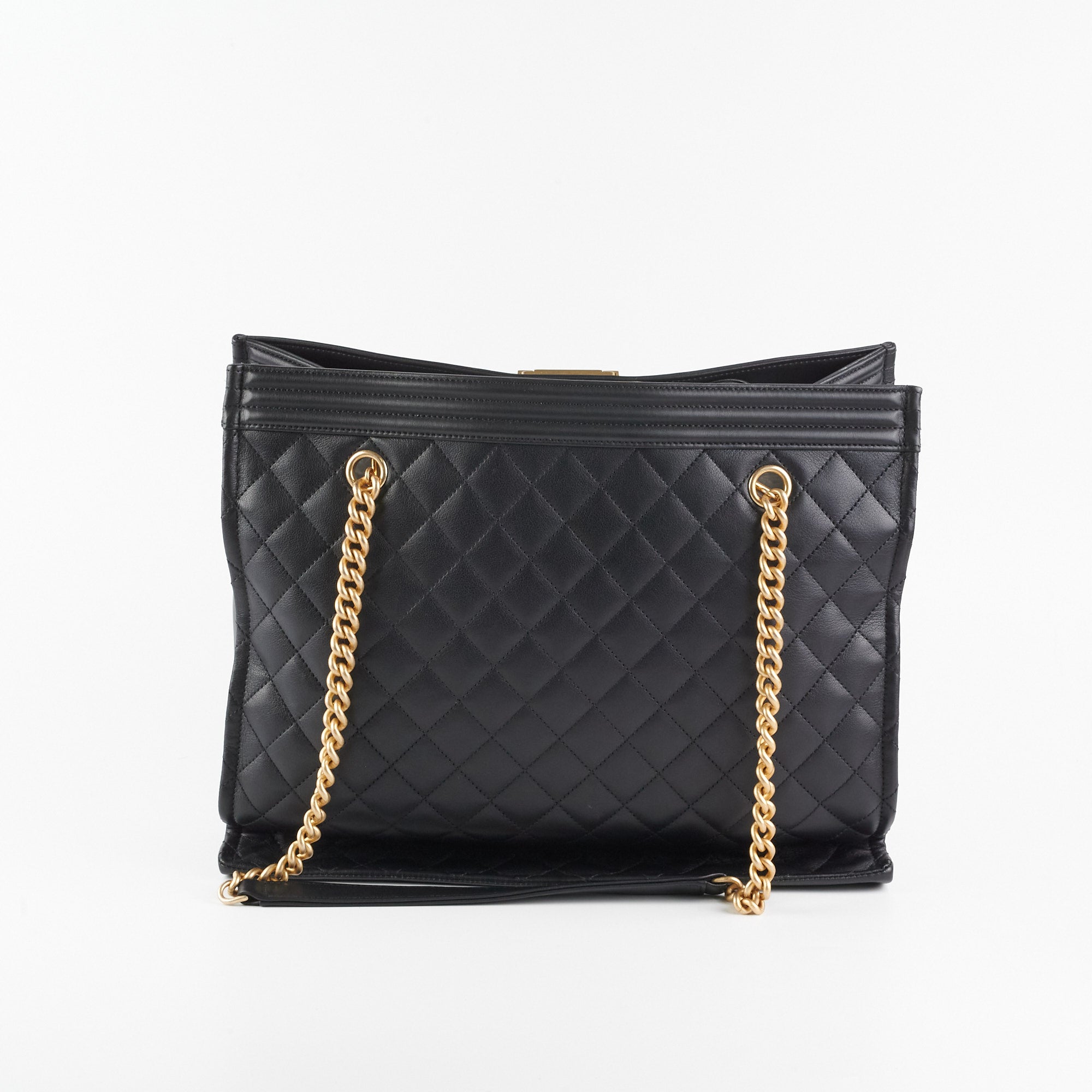 Chanel Boy Tote Bag Black - Luxury Leather Handbag for Women | Perfect for Work, Travel & Everyday Use