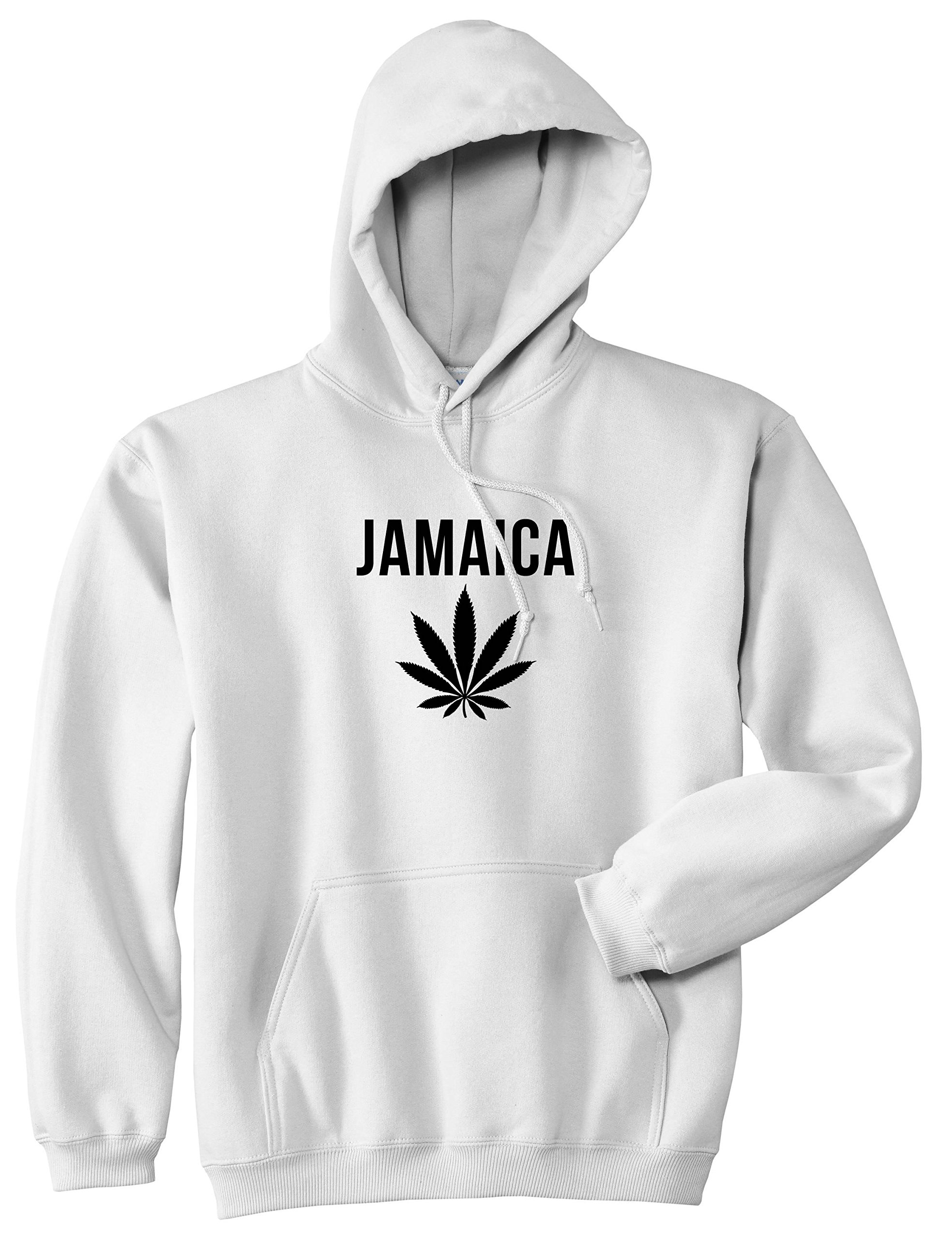 Jamaican Weed Leaf Marijuana Hoodie - Rasta Cannabis Pullover Sweatshirt for Reggae Music Festivals & 420 Celebrations
