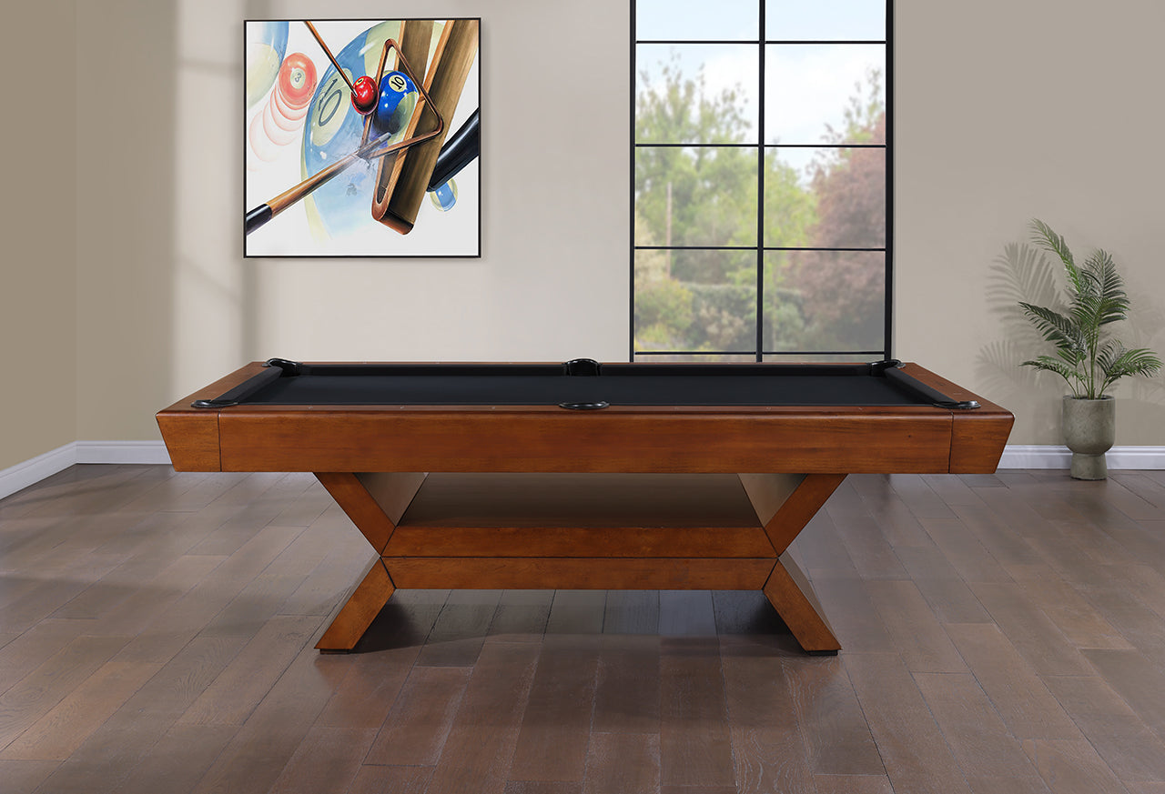 Holston 8 Foot Professional Pool Table for Home Game Room - Premium Billiards Table for Adults & Family Entertainment