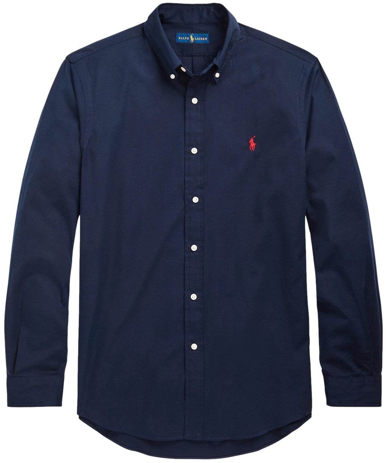 POLO RALPH LAUREN Men's Classic Fit Poplin Sport Shirt - Breathable Casual Button Down Shirt for Office, Business & Summer Outings