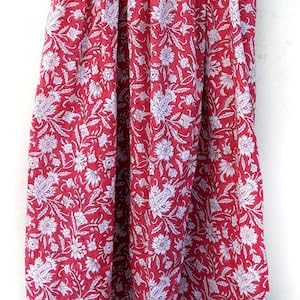 Handmade Cotton Dress - Boho Hippie Style with Indian Hand Block Print | Perfect for Summer, Festivals & Casual Wear