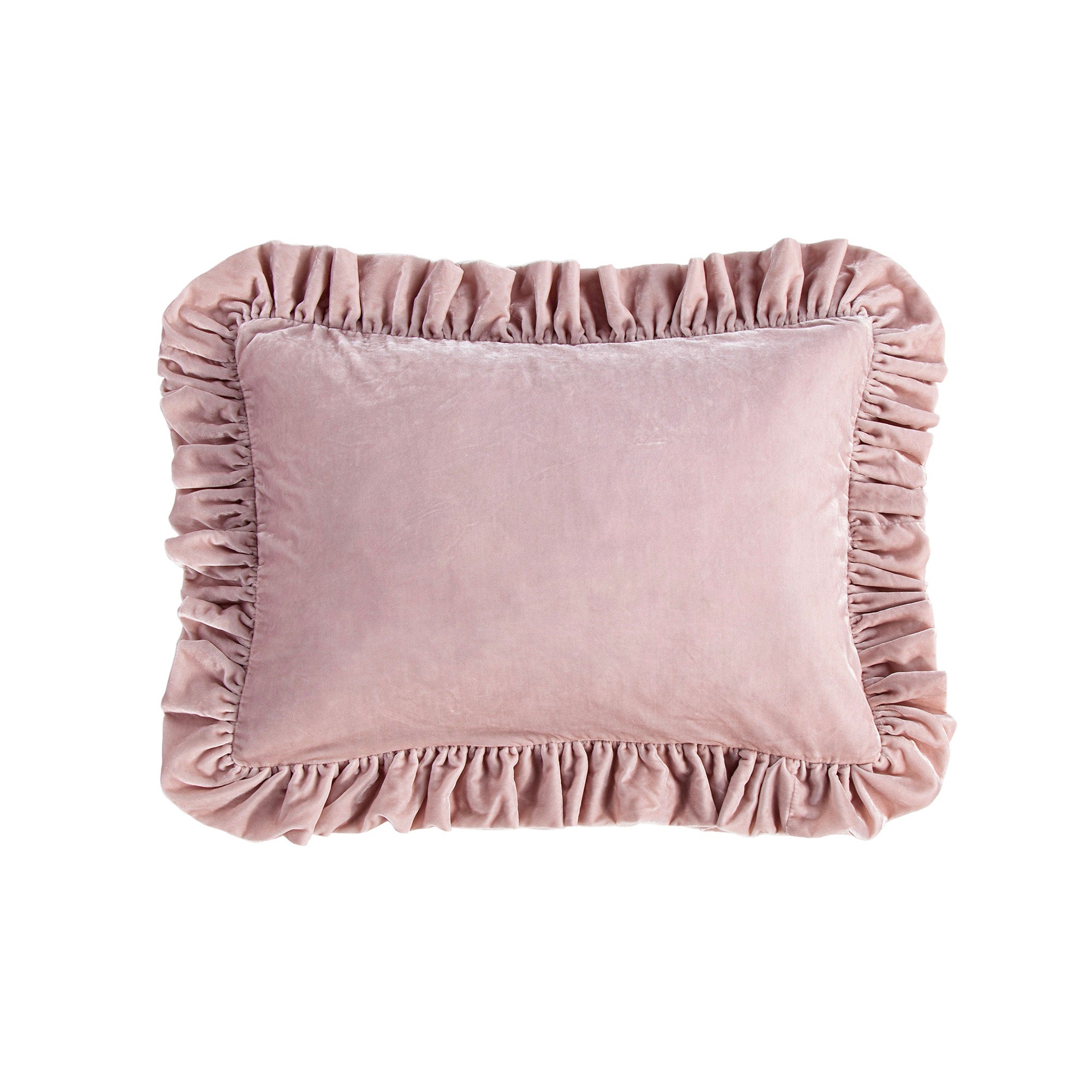 Luxury Stella Faux Silk Velvet Oblong Pillow - Soft Decorative Throw Cushion for Sofa, Bed & Home Decor - Elegant Living Room & Bedroom Accent Pillow