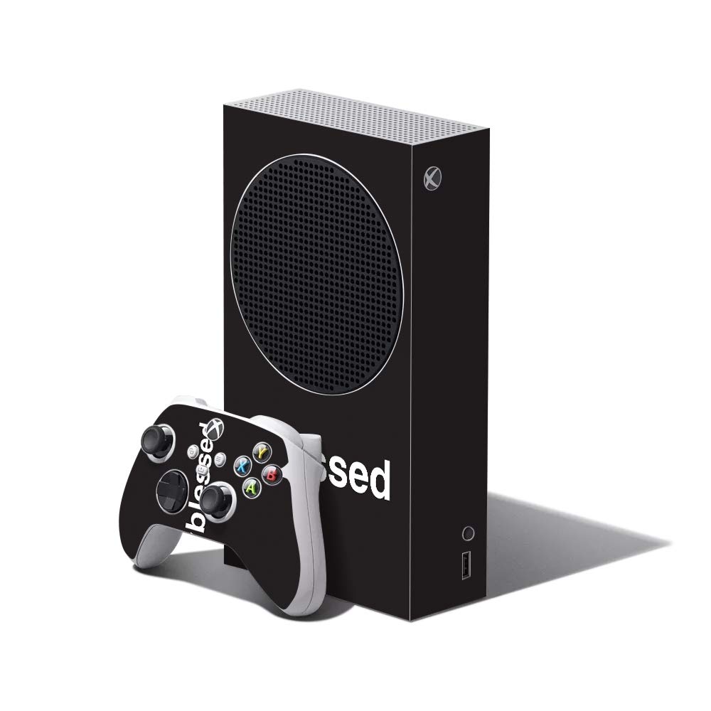 MightySkins Xbox Series S Vinyl Skin Wrap - Blessed Design | Protective & Durable Decal Cover | Easy to Apply & Remove | Made in USA | Perfect for Gaming Setup & Personalization