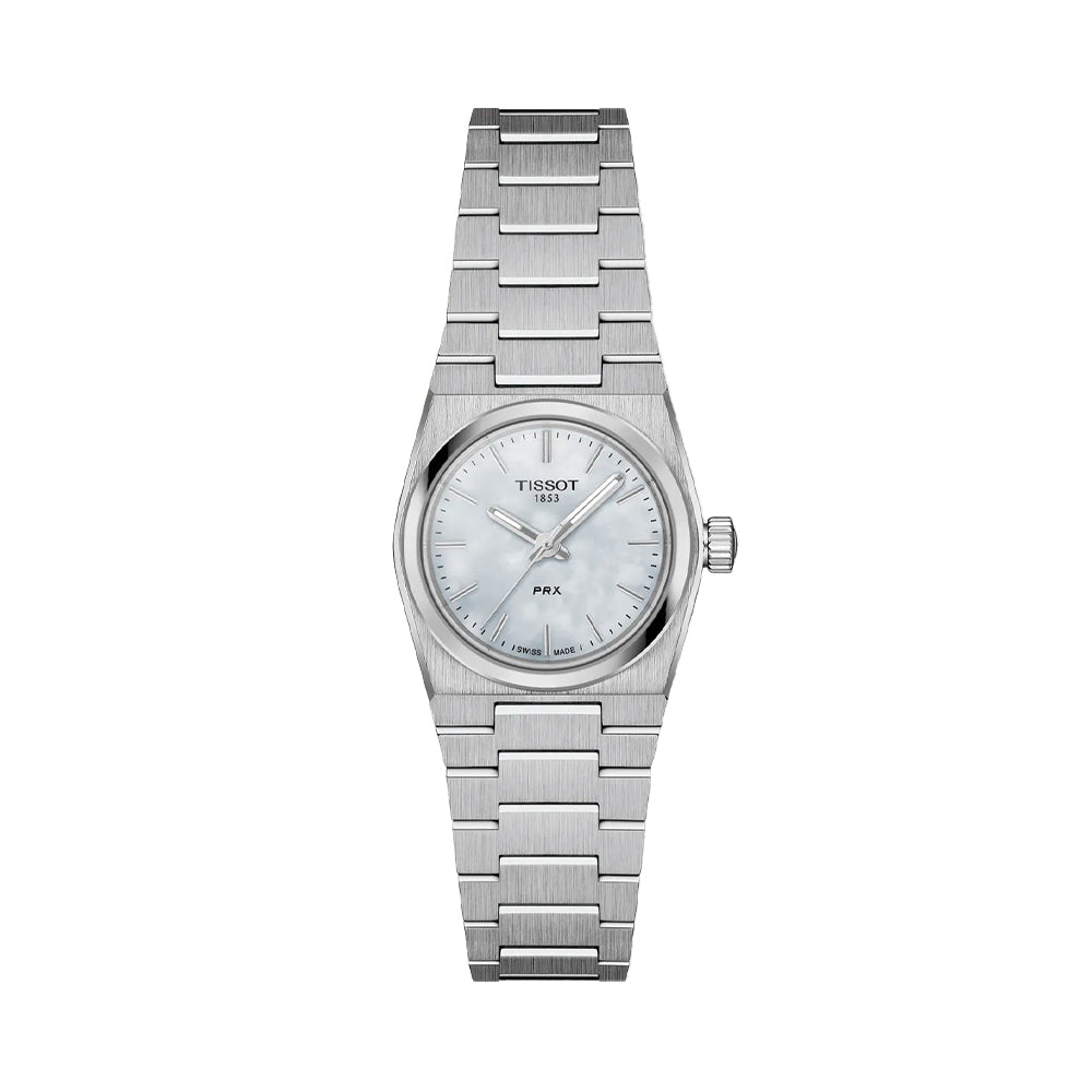 PRX Quartz 25mm Watch with Mother of Pearl Dial & Stainless Steel Bracelet - Elegant Dress Watch for Women, Perfect for Office, Party and Special Occasions
