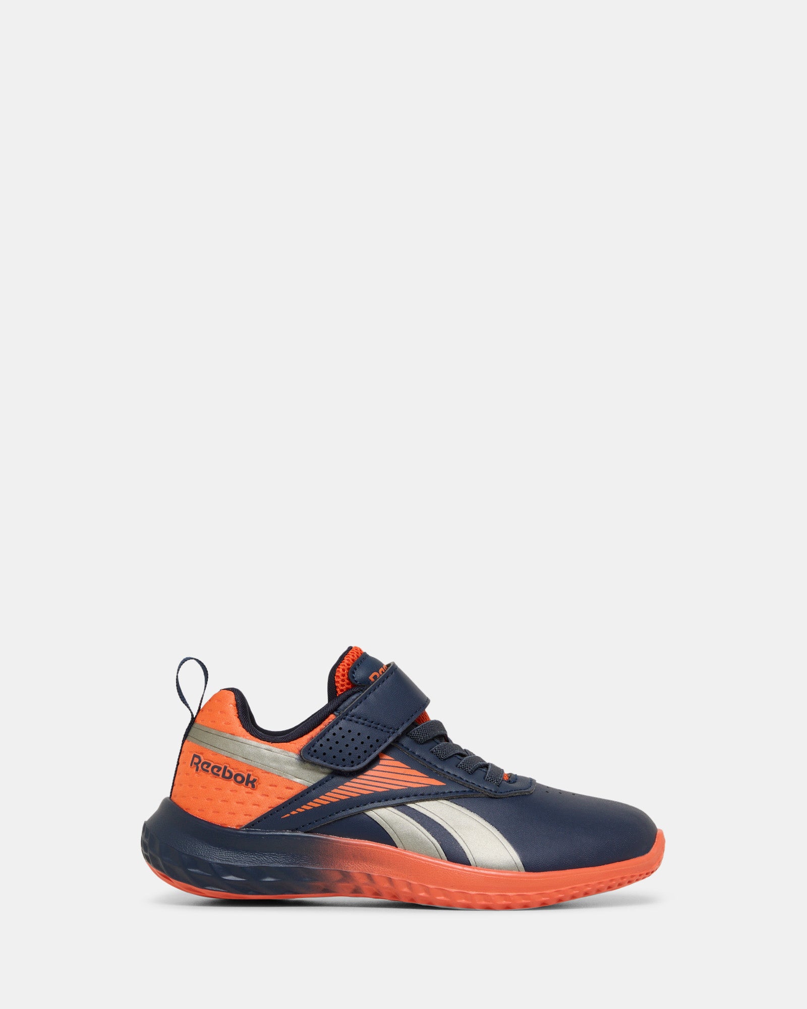 Reebok Rush Runner 5 Men's Running Shoes - Synthetic Vector Navy/Pump Orange - Lightweight Cushioned Sneakers for Jogging, Gym Workouts & Daily Wear