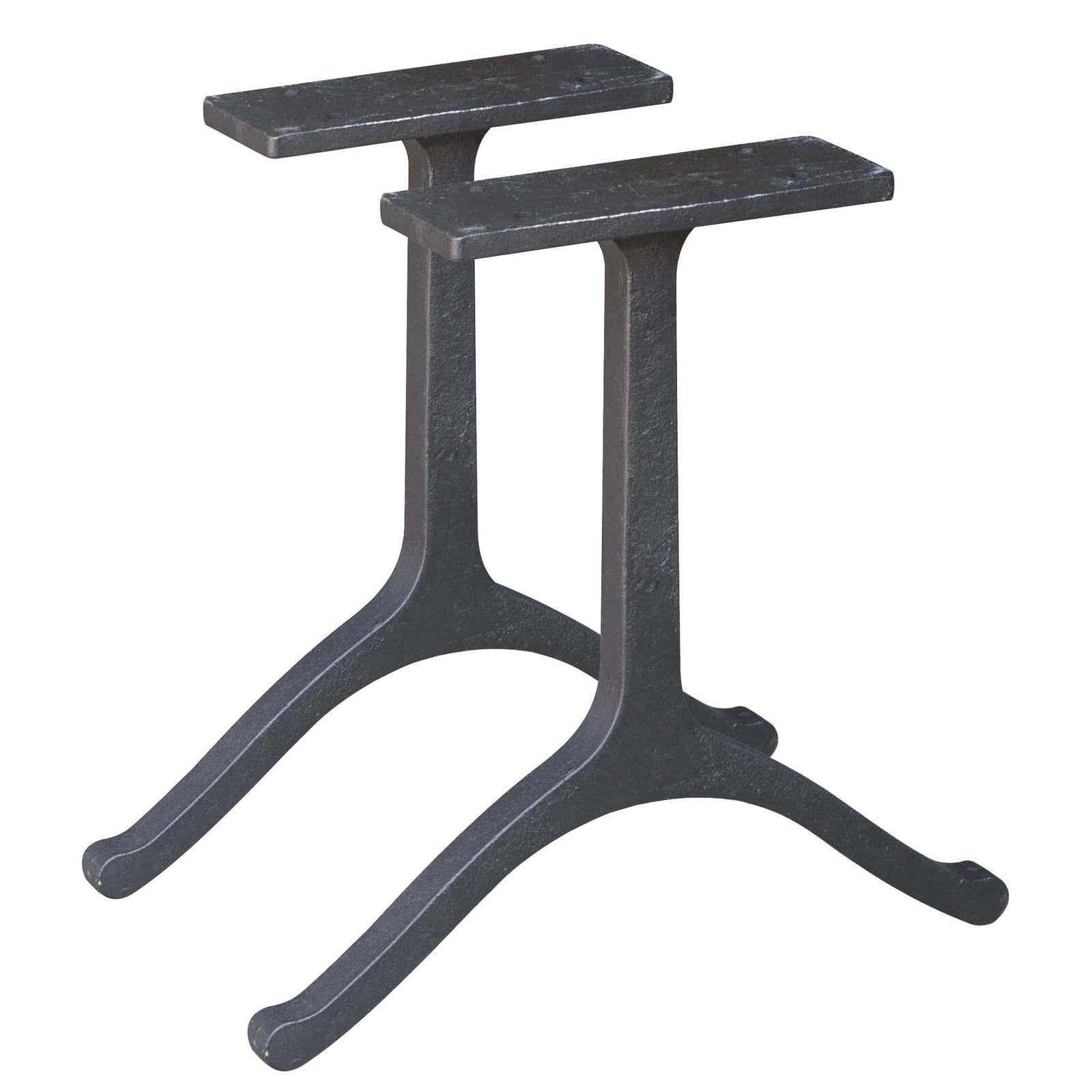 YW CL 015 405MM Wishbone Table Legs - 1 Pair for Bench or Coffee Table - Sturdy Metal Furniture Legs for DIY Home Decor & Office Furniture Projects