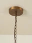 4-Light Tiered Bronze and Porcelain Chandelier - Elegant Kaolin Clay Ceiling Light Fixture for Dining Room, Living Room & Bedroom