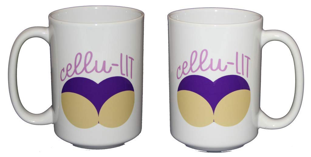 Empowering Girl Power Coffee Mugs - Celebrate Body Positivity & Cellulite Confidence - Perfect for Women's Self-Love Gifts, Office Use & Motivational Morning Coffee Rituals