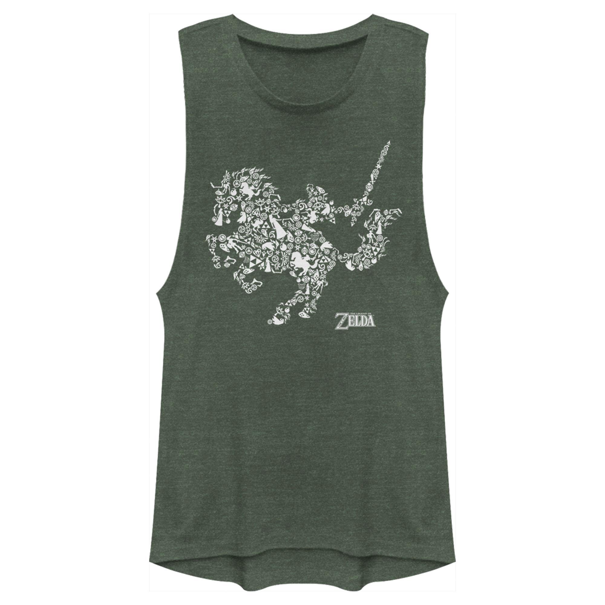 Nintendo Race Horse Women's Muscle Tank - Fifth Sun Graphic Tee for Gaming Fans | Perfect for Cosplay, Casual Wear & Gamer Outfits