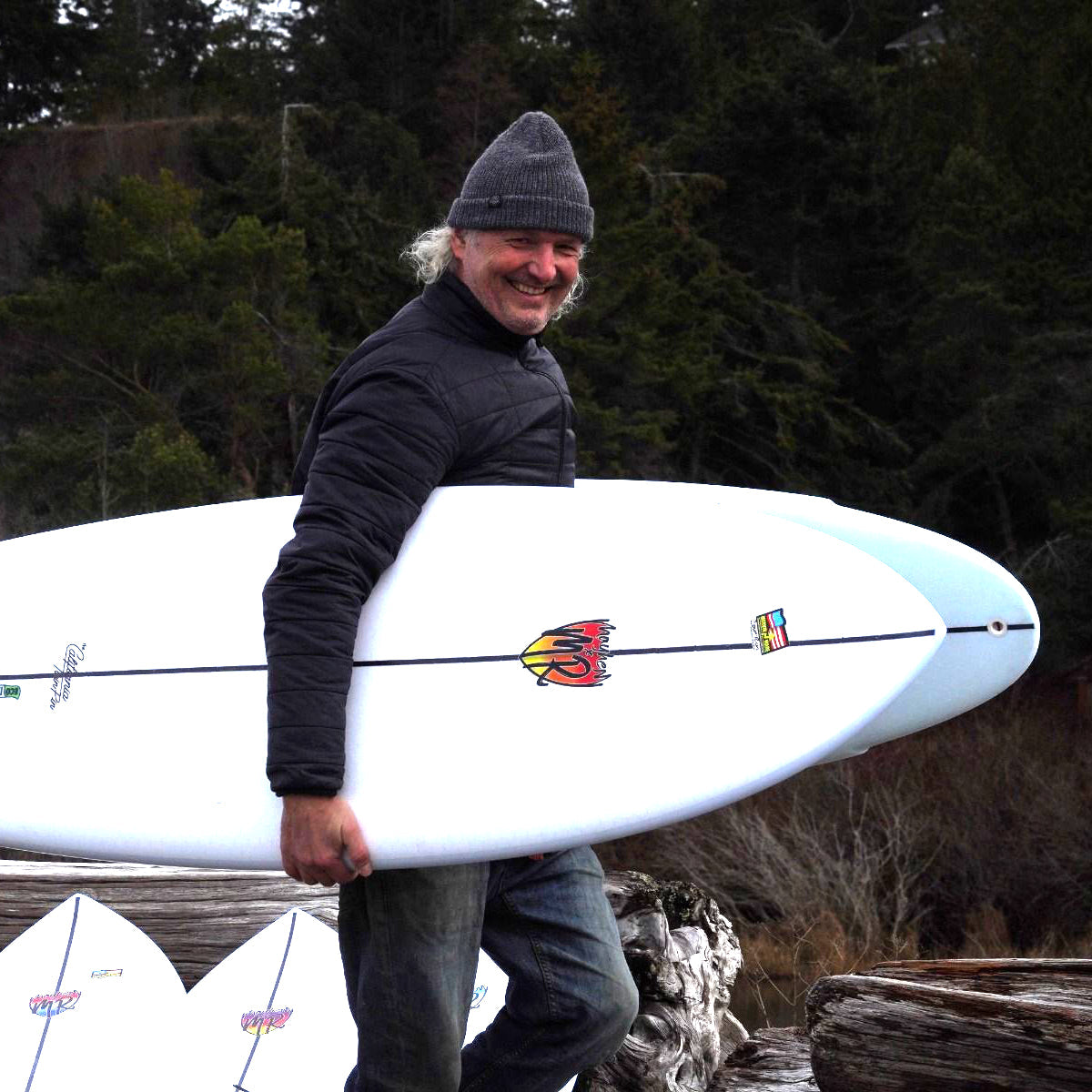 Libtech MR x Mayhem California Pin 6'0 Surfboard - FCSII Compatible Performance Shortboard for Waves & Beach Surfing