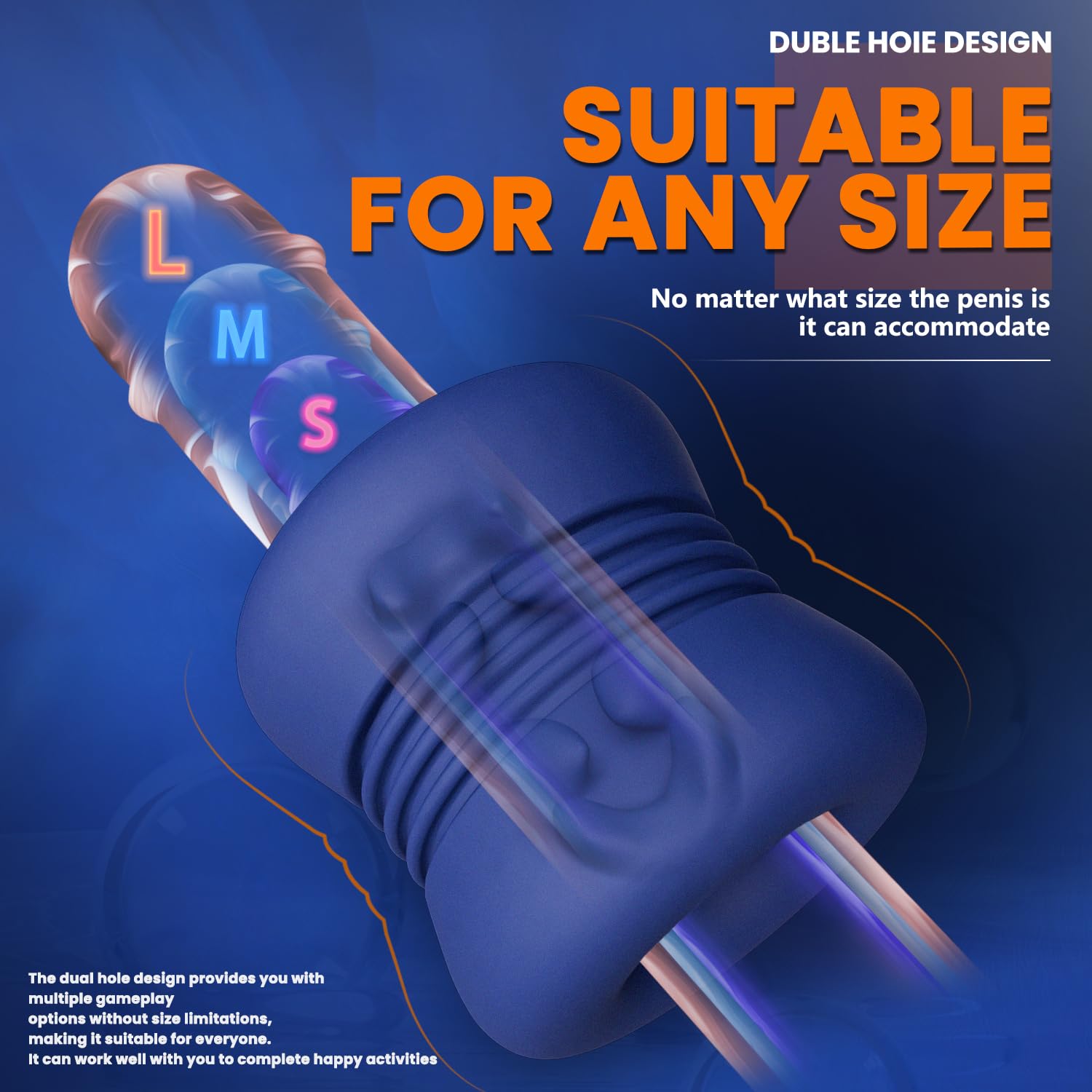 Premium Reusable Male Masturbator Cup - Silicone Penis Sleeve with Realistic Vagina Texture | Adult Sex Toy for Men | Perfect for Solo Play, Couples Fun & Discreet Pleasure