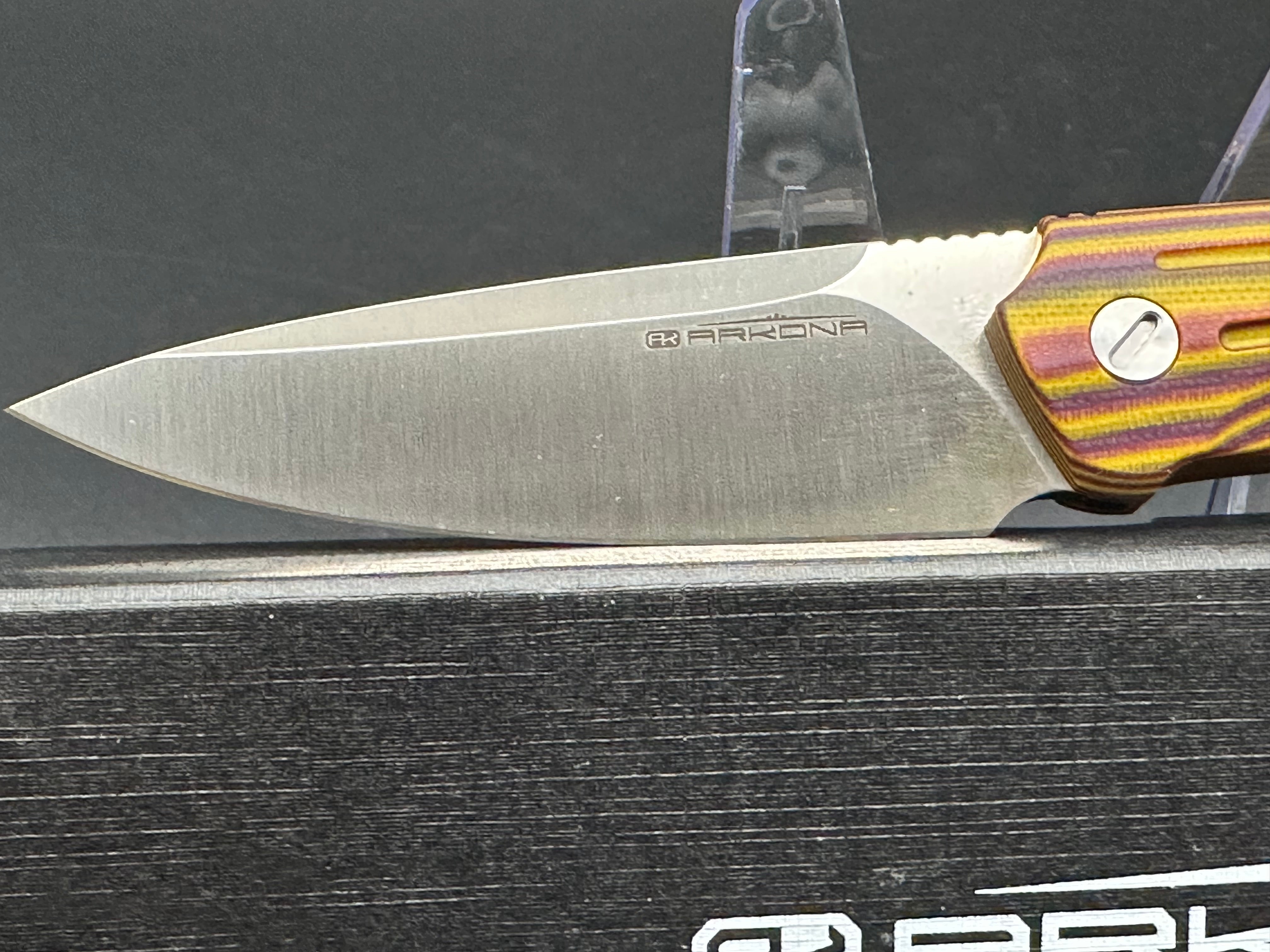 Arkona Nettle 2 Fixed Blade Knife - High Carbon Steel Survival Knife for Outdoor Camping, Hunting & Bushcraft