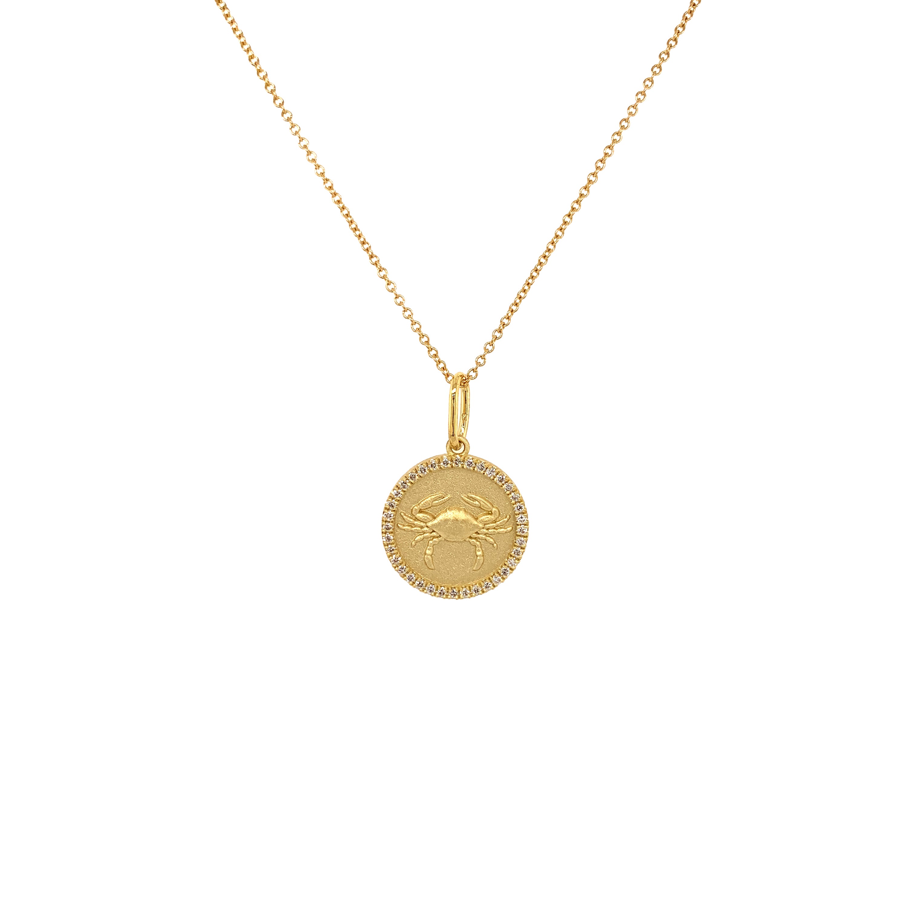 Cancer Zodiac Pendant Necklace for June 22 - July 22 Birthdays | Perfect Gift for Astrology Lovers & Birthday Celebrations