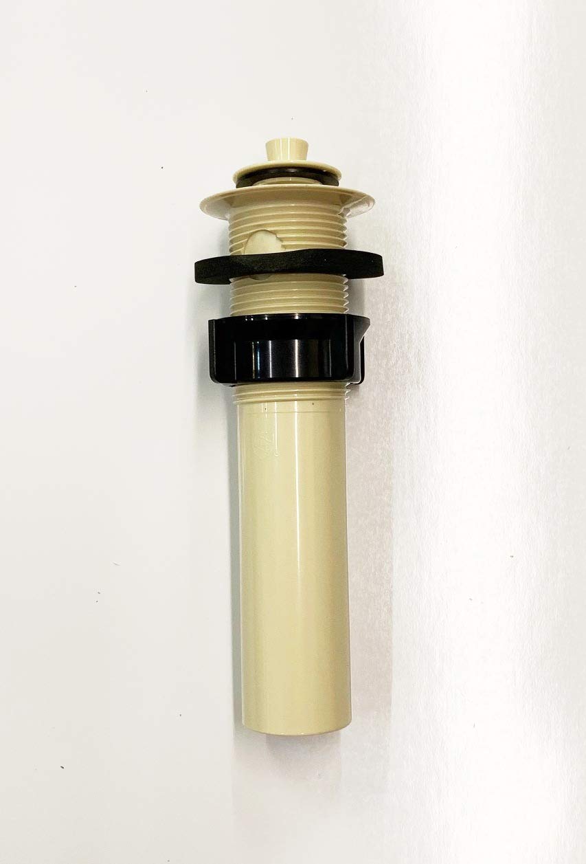 RV Bathroom Sink Pop-Up Drain Without Overflow - Easy Install for 5th Wheels, Campers & Trailers | Parchment Beige | Perfect for RV Bathroom Renovations & Mobile Living Upgrades