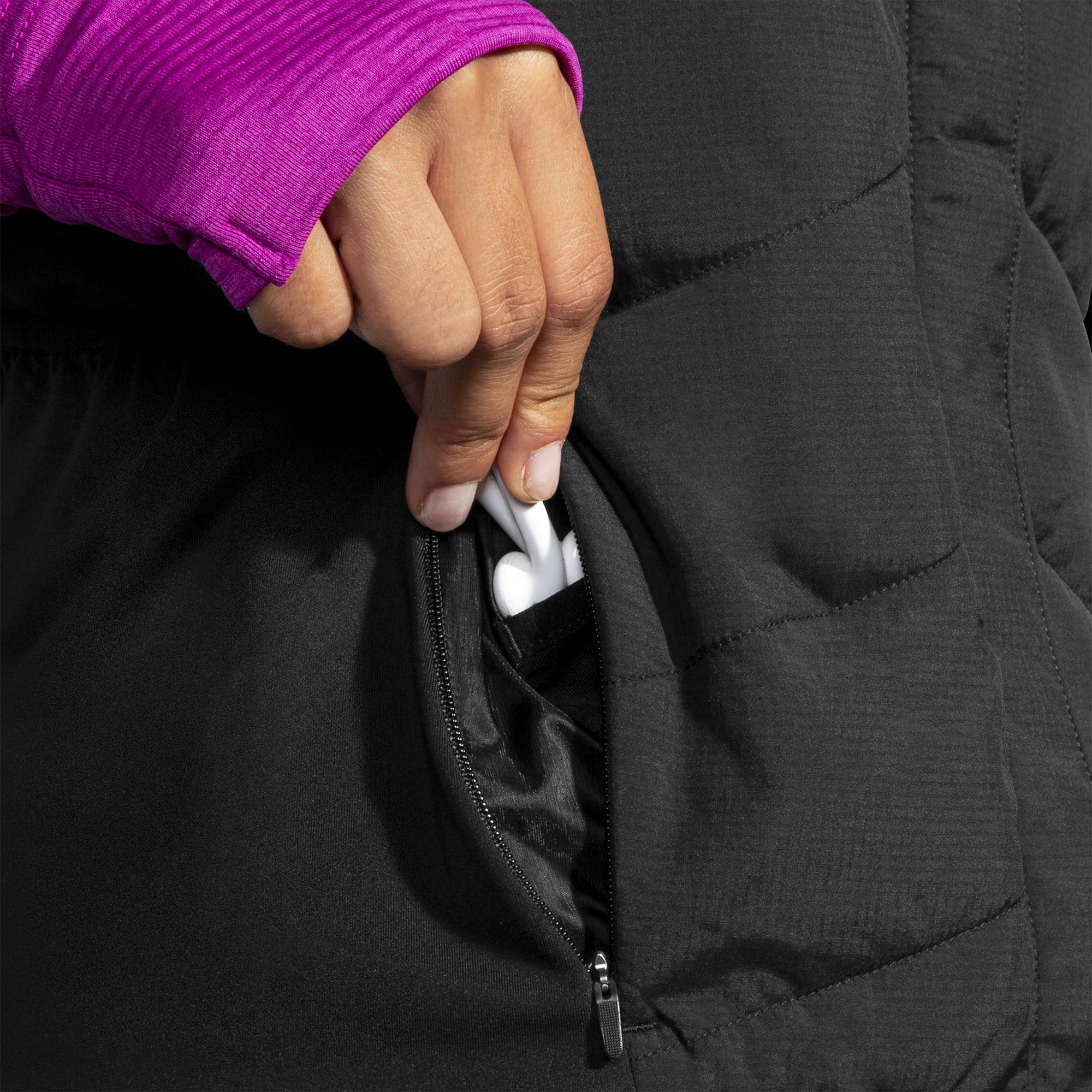 Brooks Shield Hybrid Women's Running Vest - Lightweight Reflective Jacket for Outdoor Jogging & Fitness Training