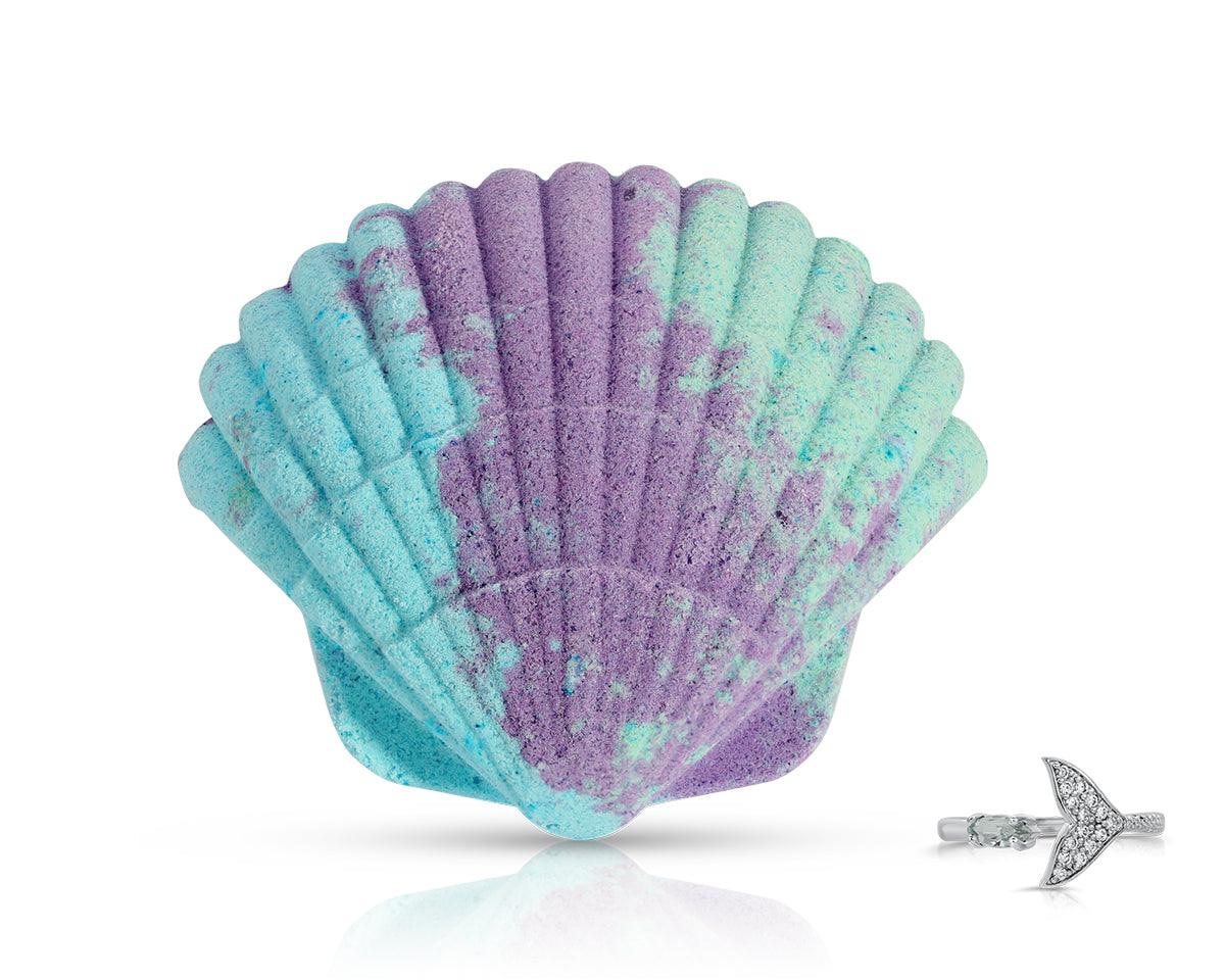 Little Mermaid Bath Bomb for Relaxation - Handmade Spa Gift for Women, Kids - Moisturizing & Aromatherapy - Perfect for Bath Time, Self Care & Gifts