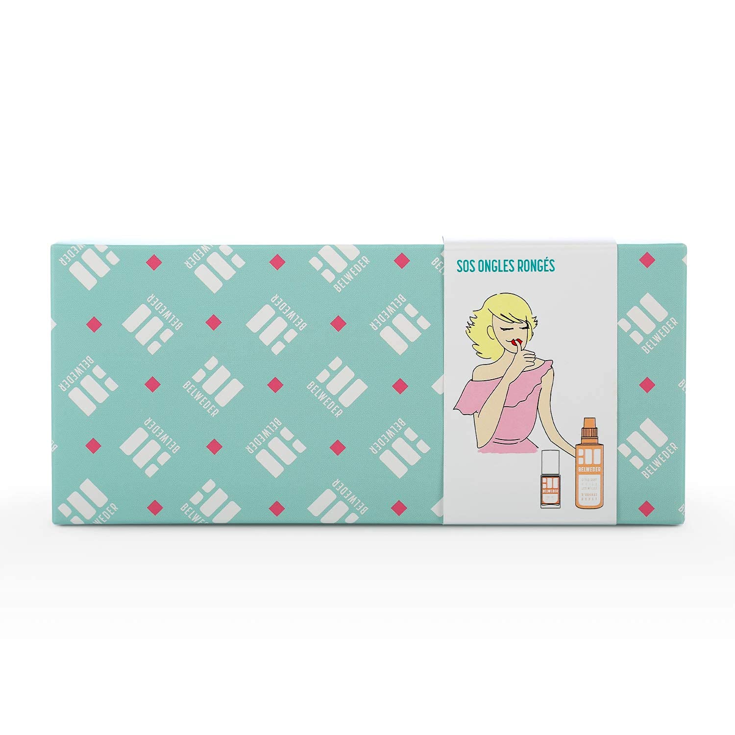 BELWEDER Nail Care Kit for Broken Nails - Repair, Protect & Clean with 2x 7.5ml Bitter Polish, 7.5ml Regenerating Serum & 60ml Mild Nail Polish Remover - Perfect for Damaged Nails Treatment at Home or Salon