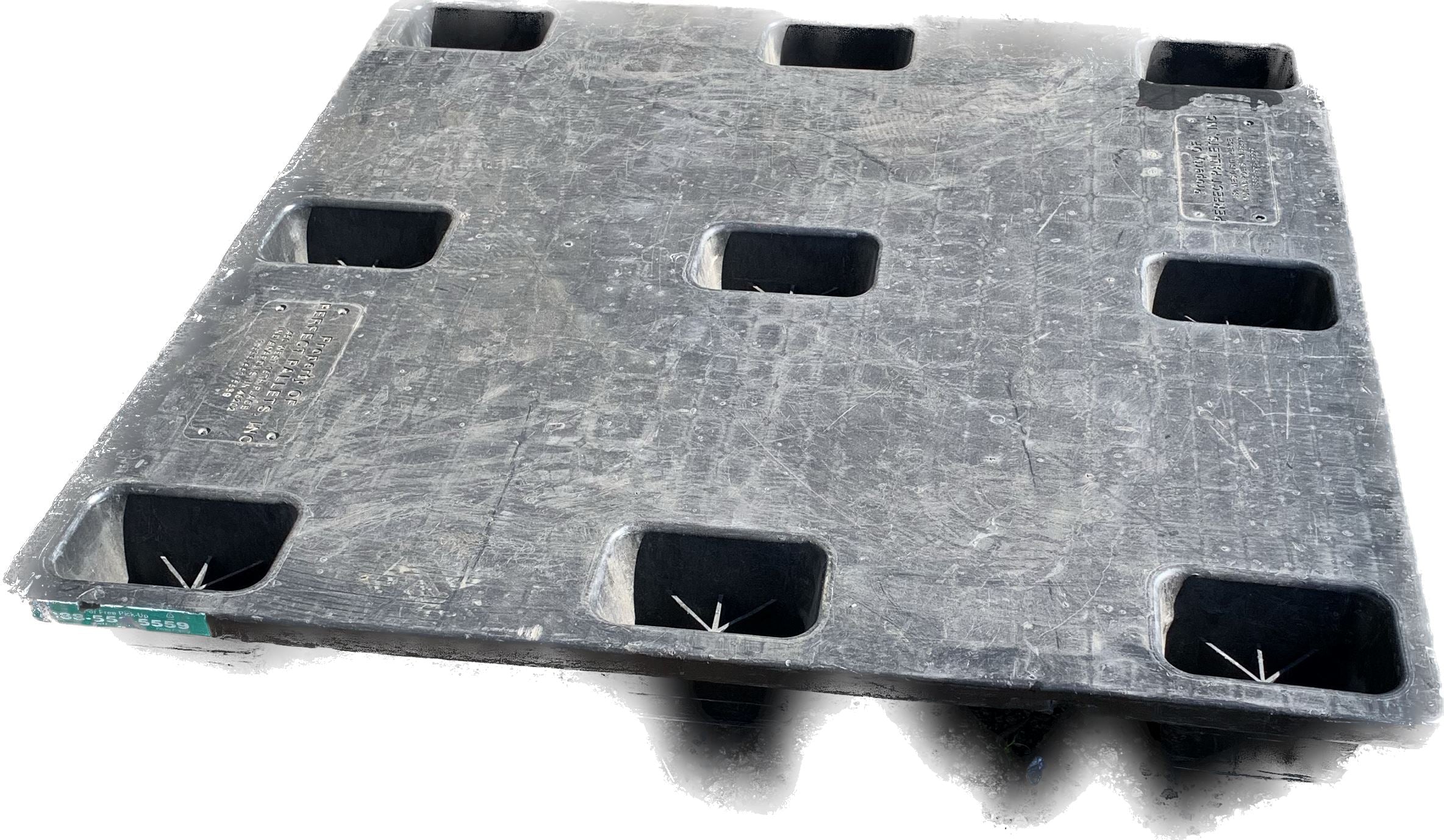 Used Plastic Pallets for Sale - Durable & Recyclable Shipping Skids for Warehouses, Logistics & Industrial Use