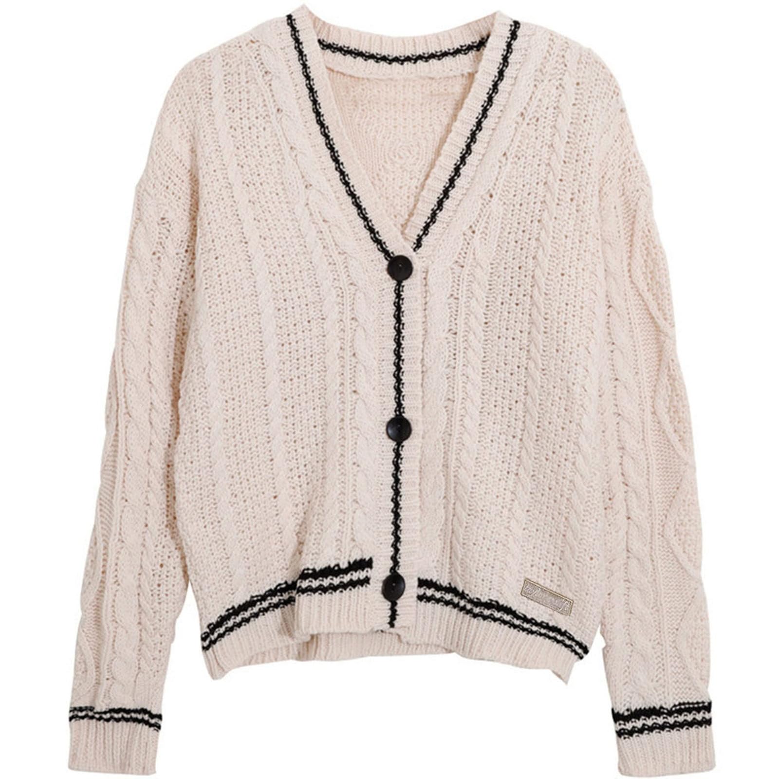 Women's Oversized Knit Star Cardigan - Cozy Button Down Long Sleeve Sweater for Singer Fans | Perfect for Concerts, Fall Fashion & Casual Outerwear