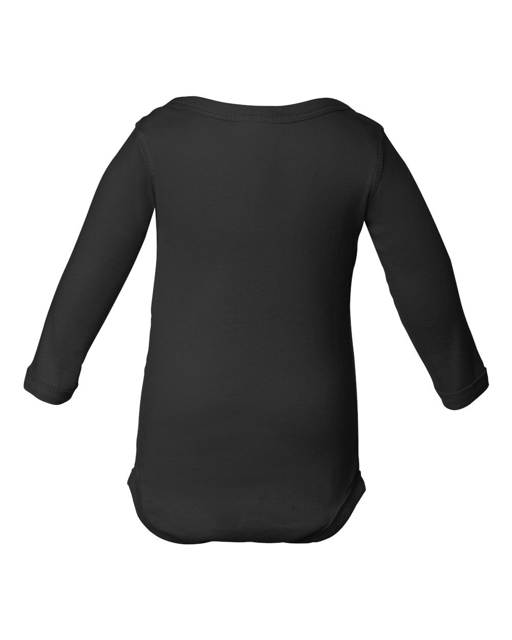 Clementine Infant Long-Sleeve Baby Rib Bodysuit 4411 - Black 6 Months | Soft Cotton Onesie for Newborns & Infants | Perfect for Playtime, Daycare & Family Photos
