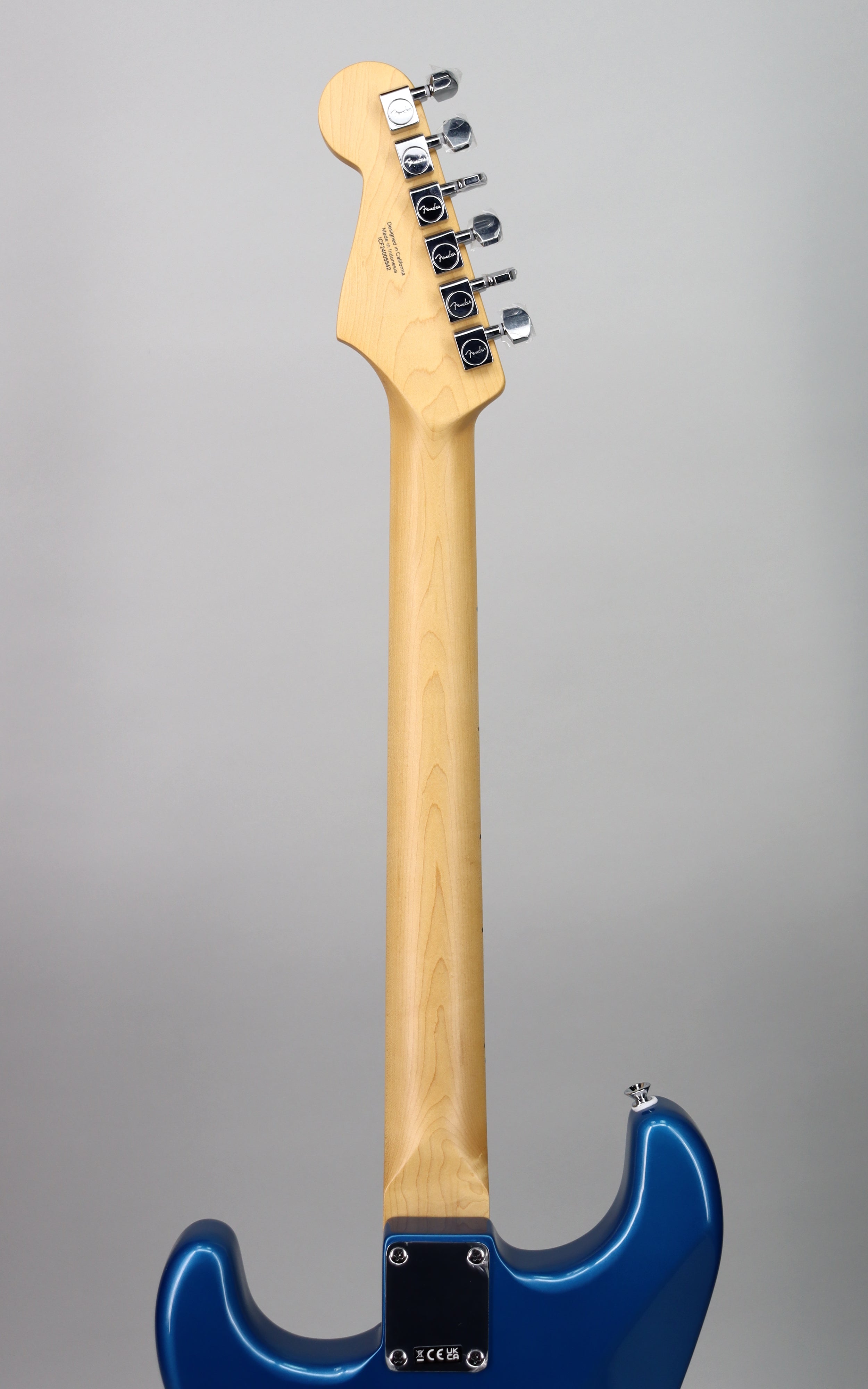 Fender Standard Stratocaster HSS Electric Guitar Bundle with Mustang LT25 Amplifier - Aqua Marine Metallic Finish for Home Practice & Live Performances