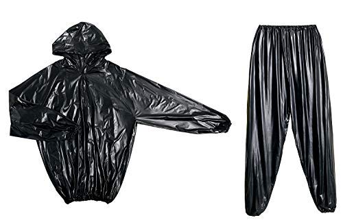 Gold Xiong Padishah Heavy Duty Sauna Suit for Weight Loss - Sweat Suit for Gym Workout & Exercise - Sauna Jacket & Pants for Women & Men - Perfect for Fitness Training, Detox & Fat Burning