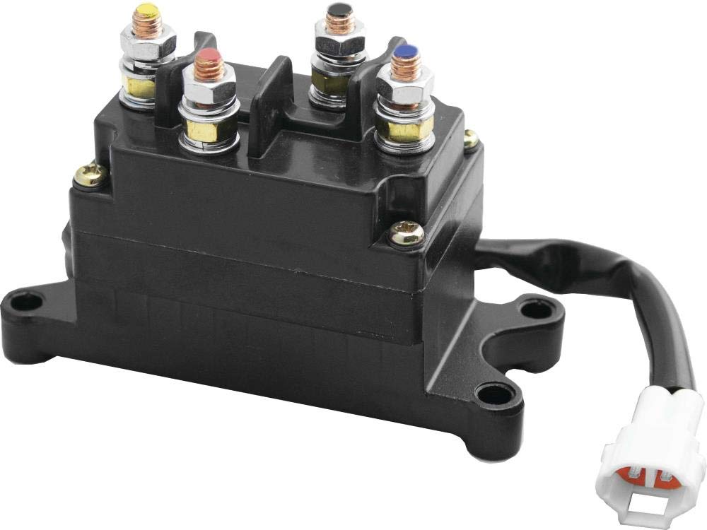 Polaris Winch Contactor Replacement by KFI Products - Heavy Duty ATV/UTV Winch Solenoid for Off-Road Vehicles & Snow Plows