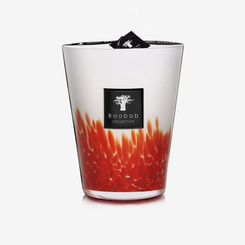 Baobab Collection Feathers Maasai Scented Candle - Handmade Luxury Soy Wax Candle with Exotic Fragrance for Home Decor, Relaxation & Gift Giving