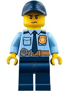 LEGO City Police Officer Toy Set with Police Cruiser Car & Handcuffs - Pretend Play, Role Play & Collectible Building Blocks for Kids (Ages 5+) | Perfect for Birthday Gifts & Christmas Presents